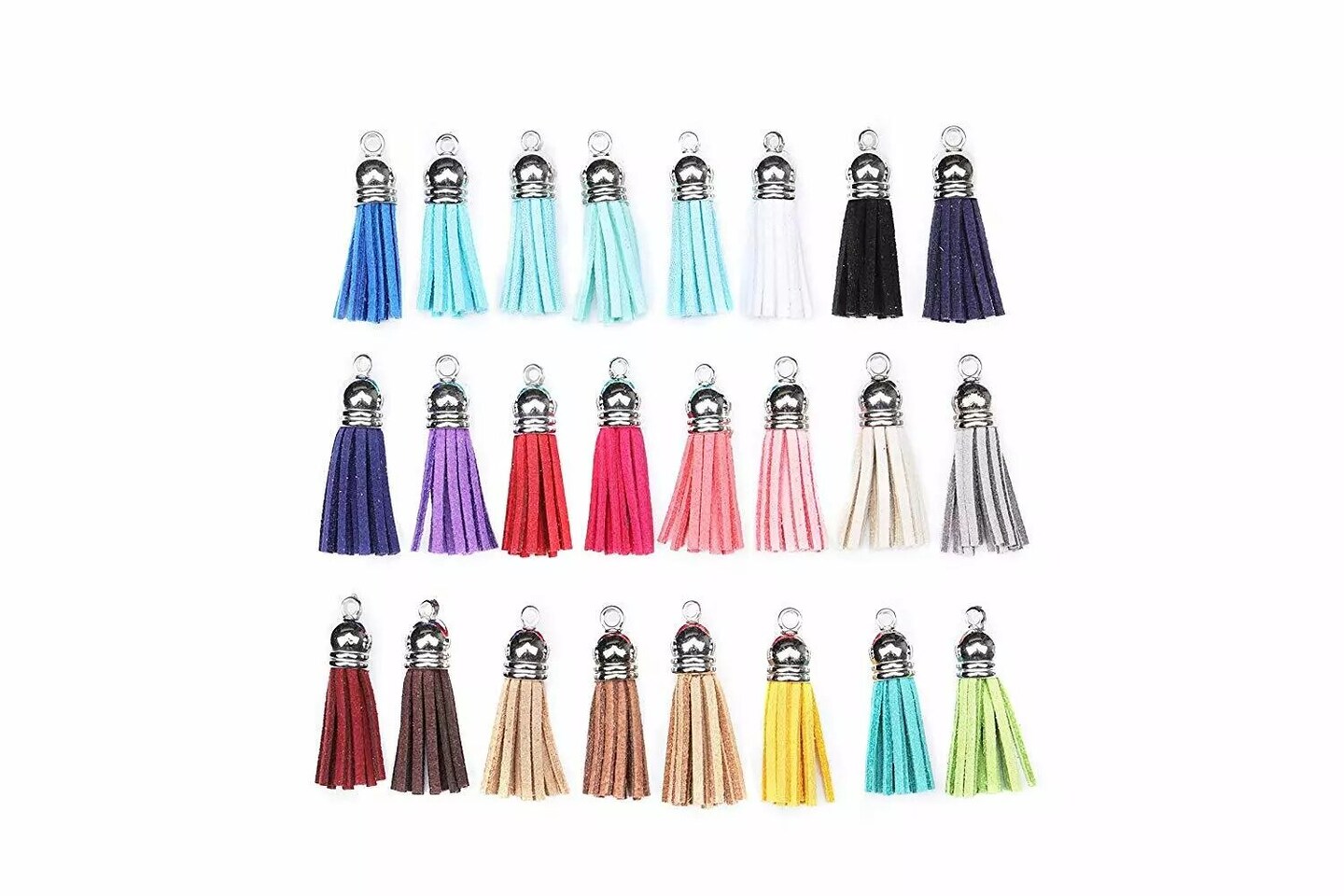 Kitcheniva 100 Pcs Small Leather Tassels