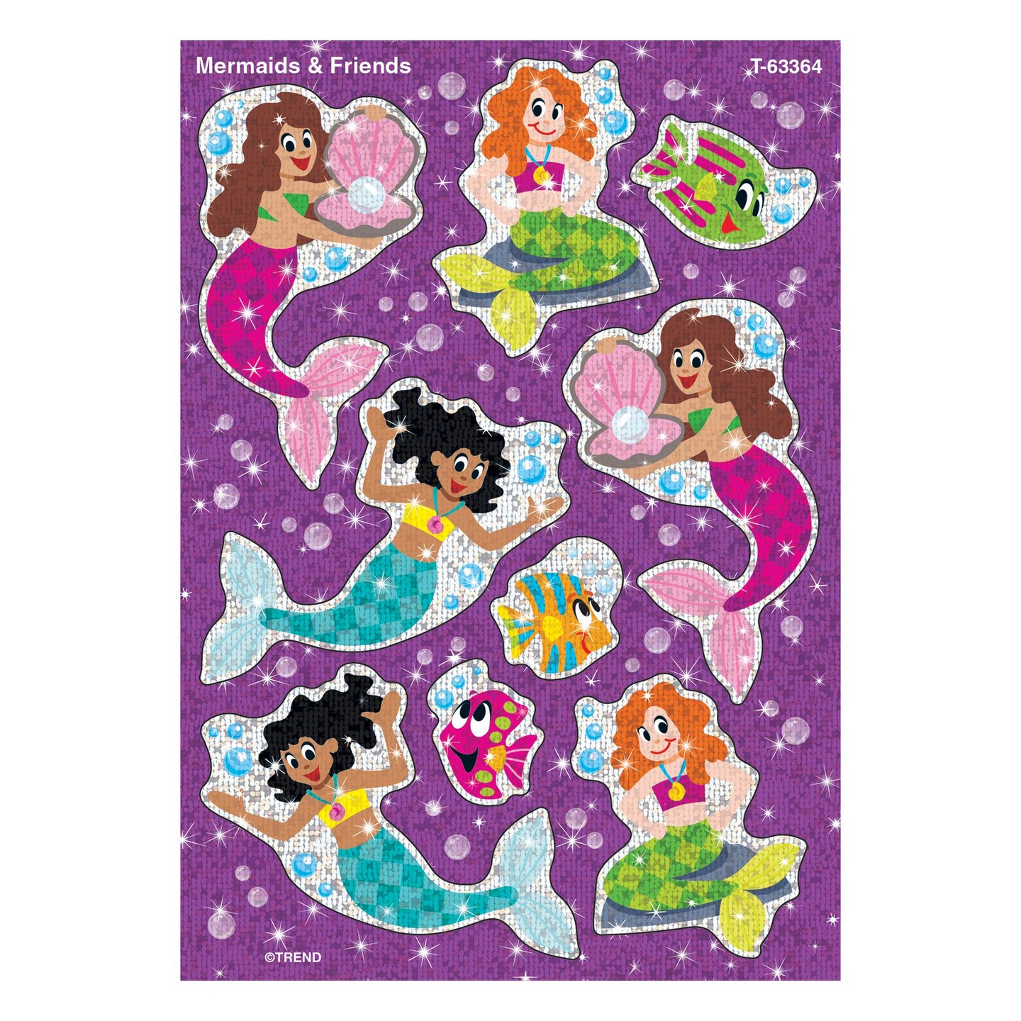 Mermaids &#x26; Friends Sparkle Stickers&#xAE;, 18 Count