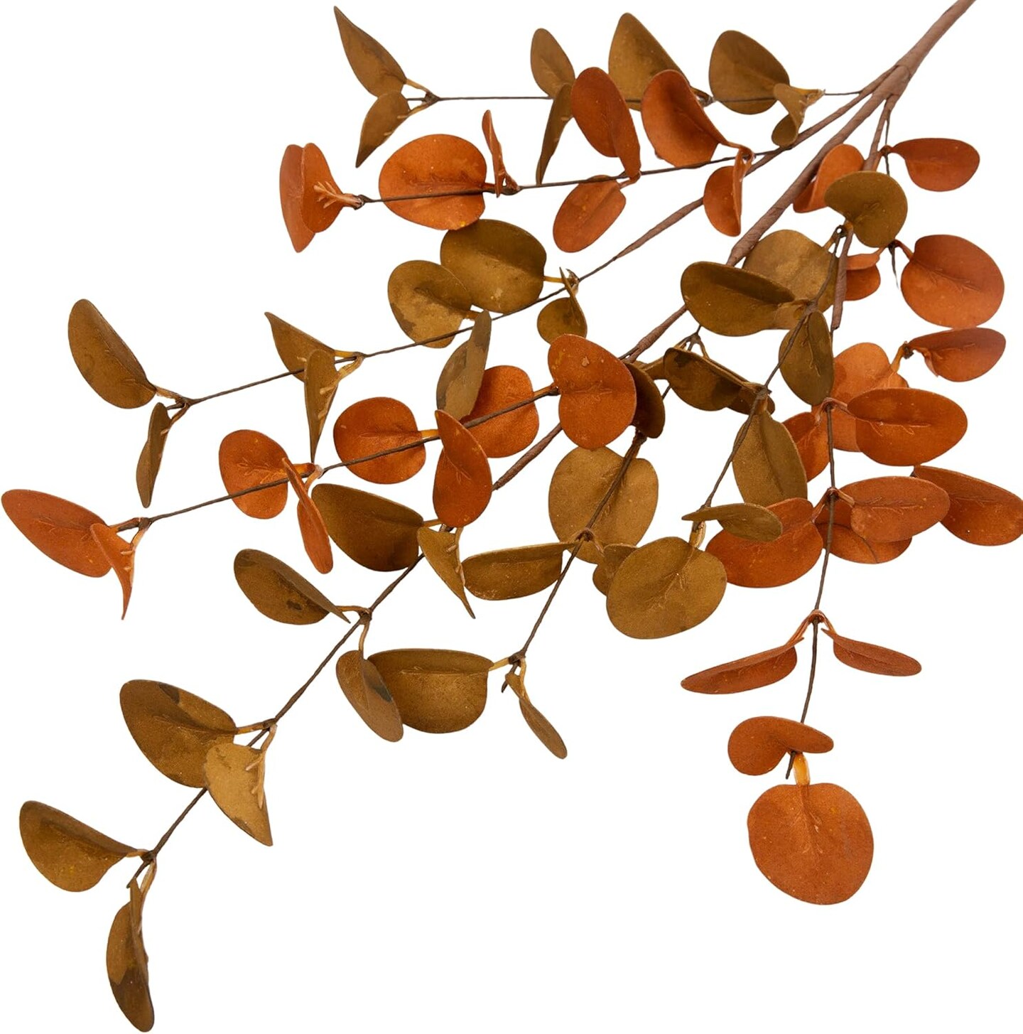 6 Pieces of Fall Eucalyptus Leaves Artificial Eucalyptus Stems Fall Leaf Spray Autumn Leaves Fall Decorations for Home Floral Arrangement