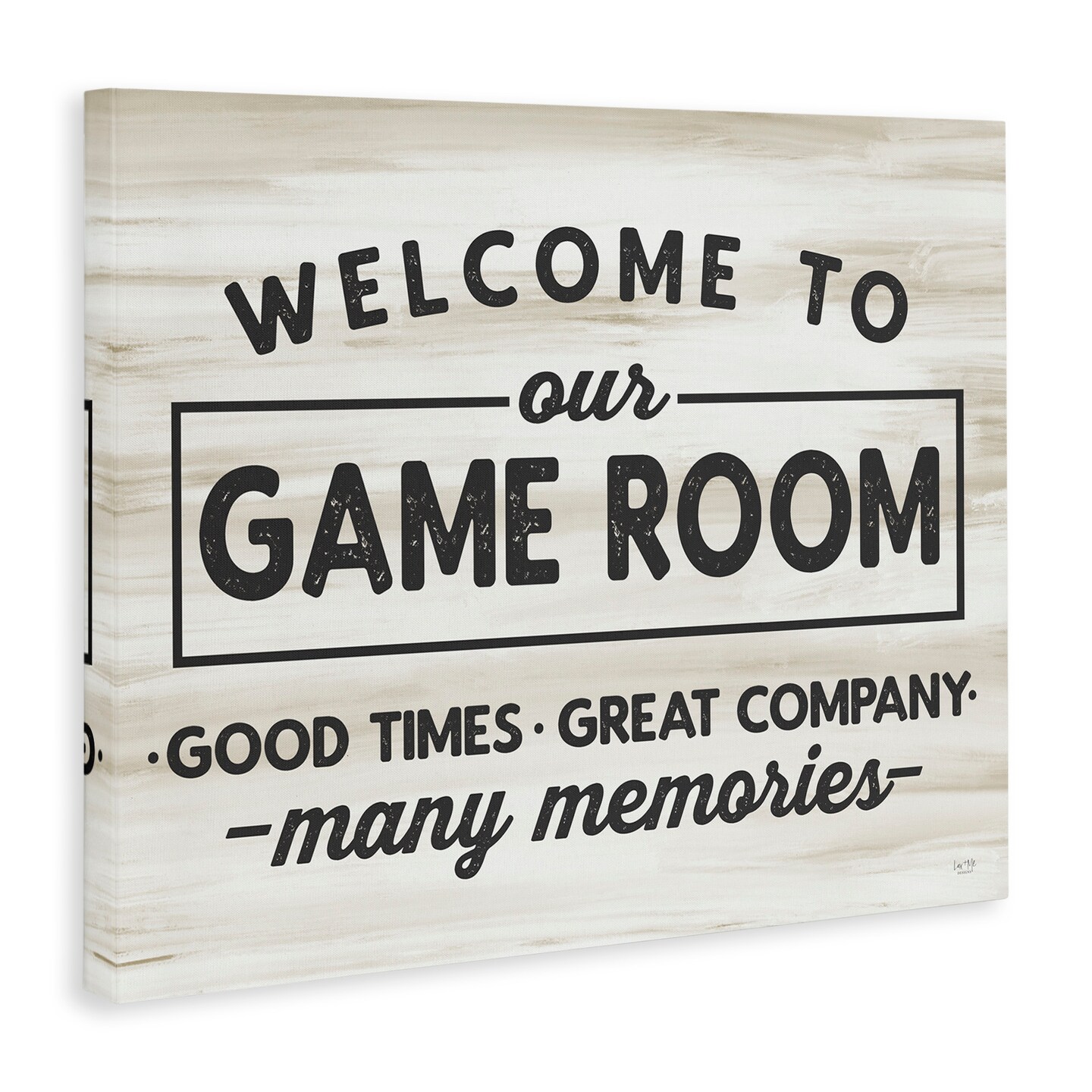 Stupell Industries Welcome To Game Room Canvas Wall Art