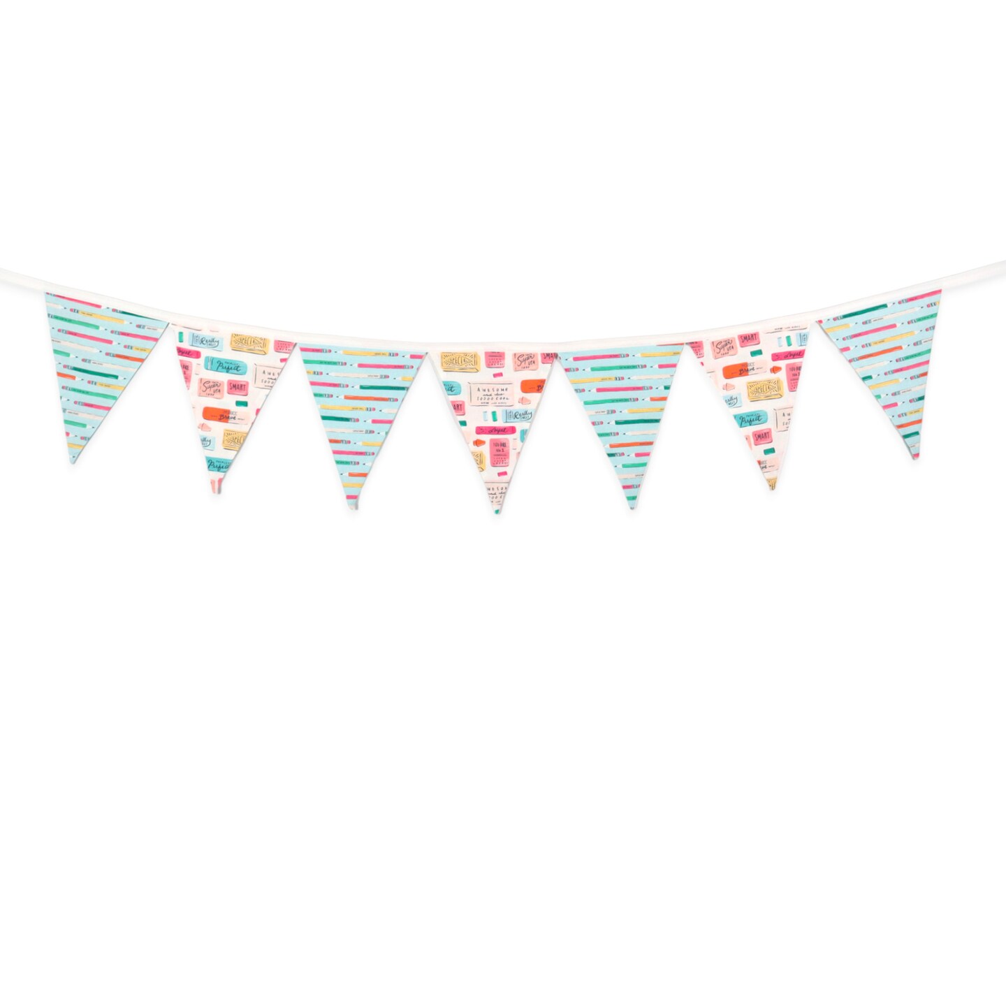 Crosscut Sewing Co. Monthly Pennant Banner DIY Sewing Kit - Sewing Project Kit for Beginners