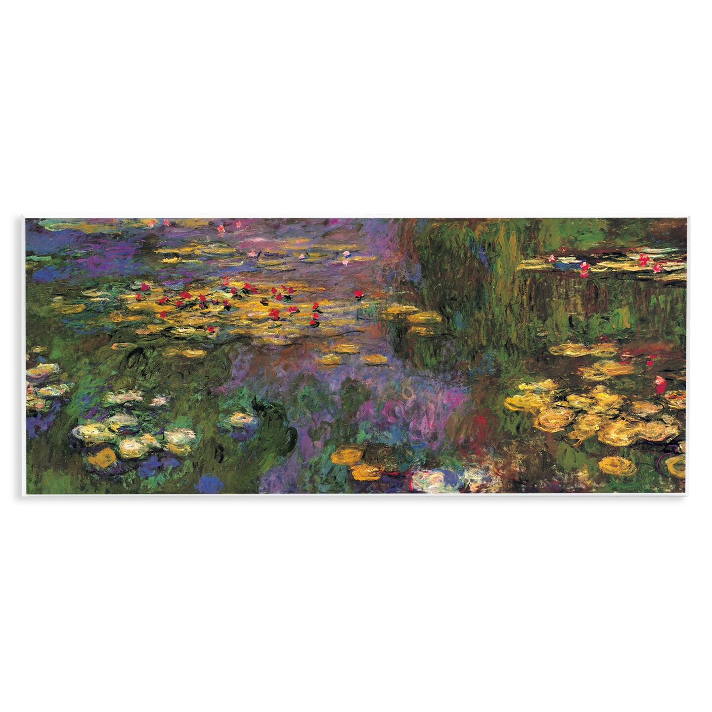 Stupell Industries Vibrant Traditional Water Lilies Wall Plaque Art