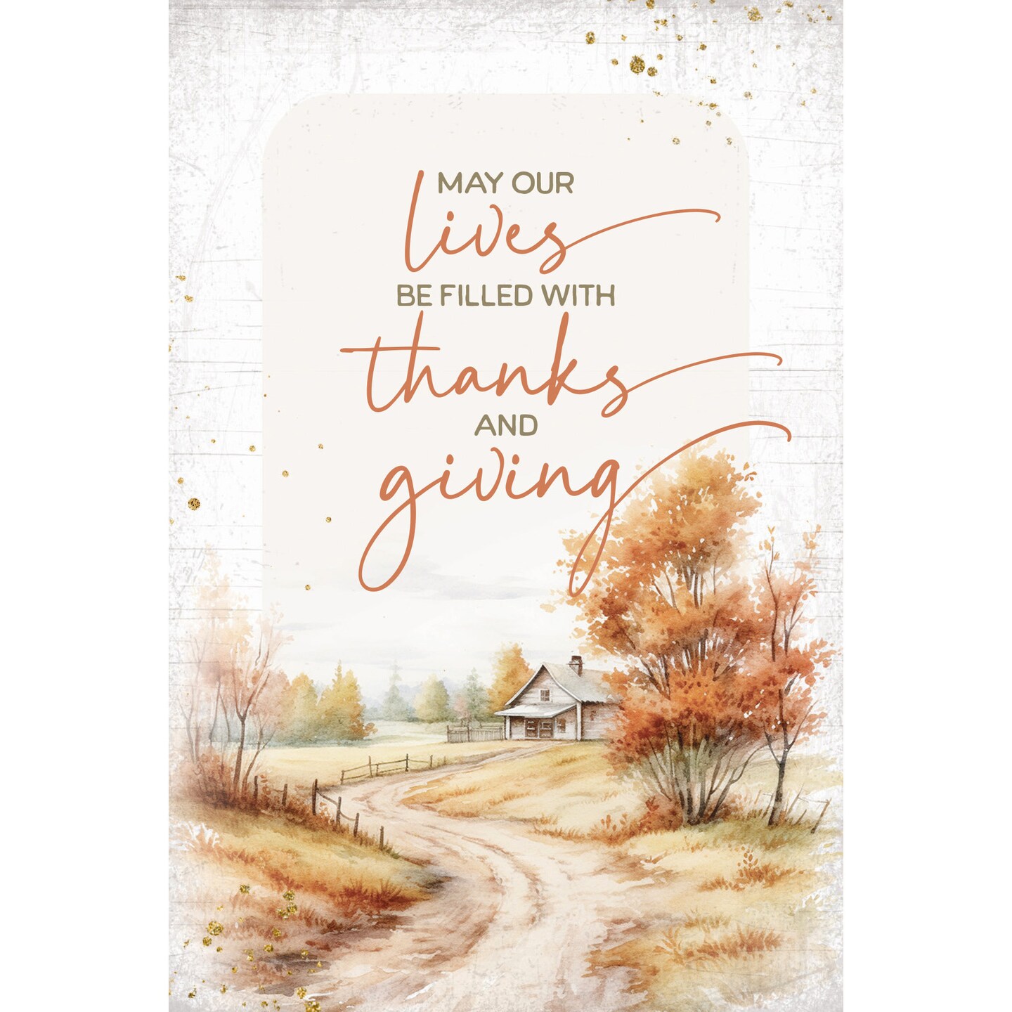 May Our Lives Be Mini Blessings Wood Plaque - 4&#x22;x6&#x22;