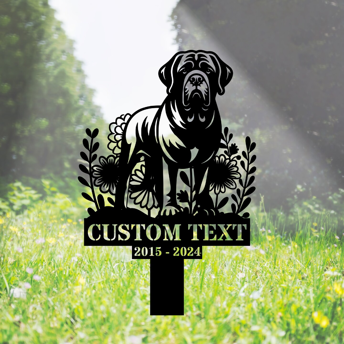 Custom English Mastiff Dog Memorial Stake, Dog Metal Stake, Personalized  English Mastiff Pet Outdoor Stake, English Mastiff Dog Garden Stake |  MakerPlace by Michaels