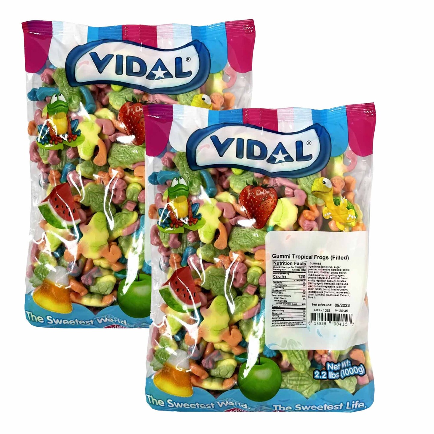 Vidal Gummi Tropical Frog 2.2 lbs