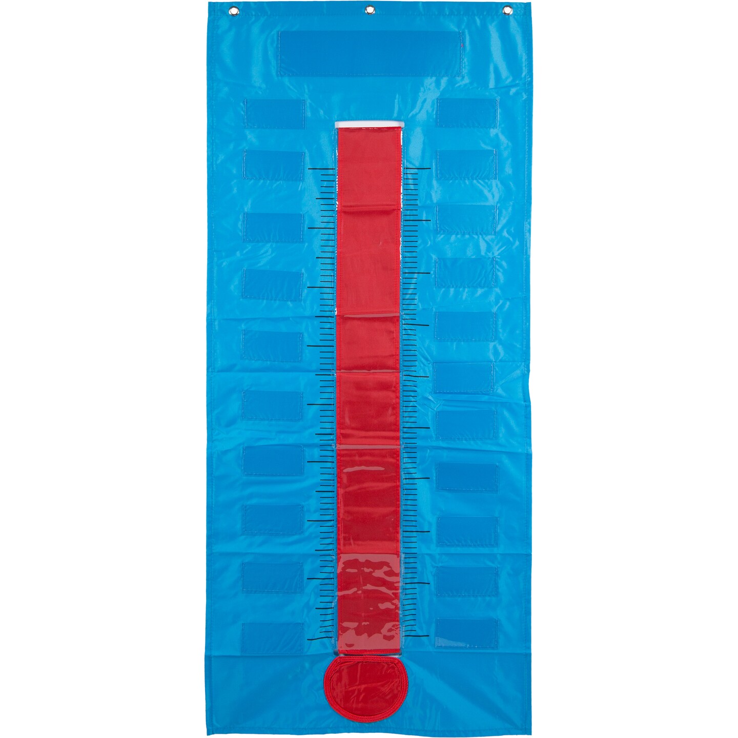 Carson Dellosa Thermometer and Goal Tracker Pocket Chart, Goal Tracker for Classroom, Thermometer and Temperature Tracker and Goal Chart, Perfect for Classroom Goal Tracking