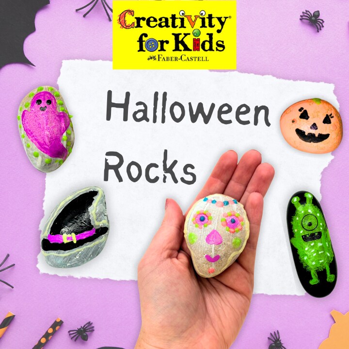 Kids Club: Glow in the Dark Halloween Rock Painting