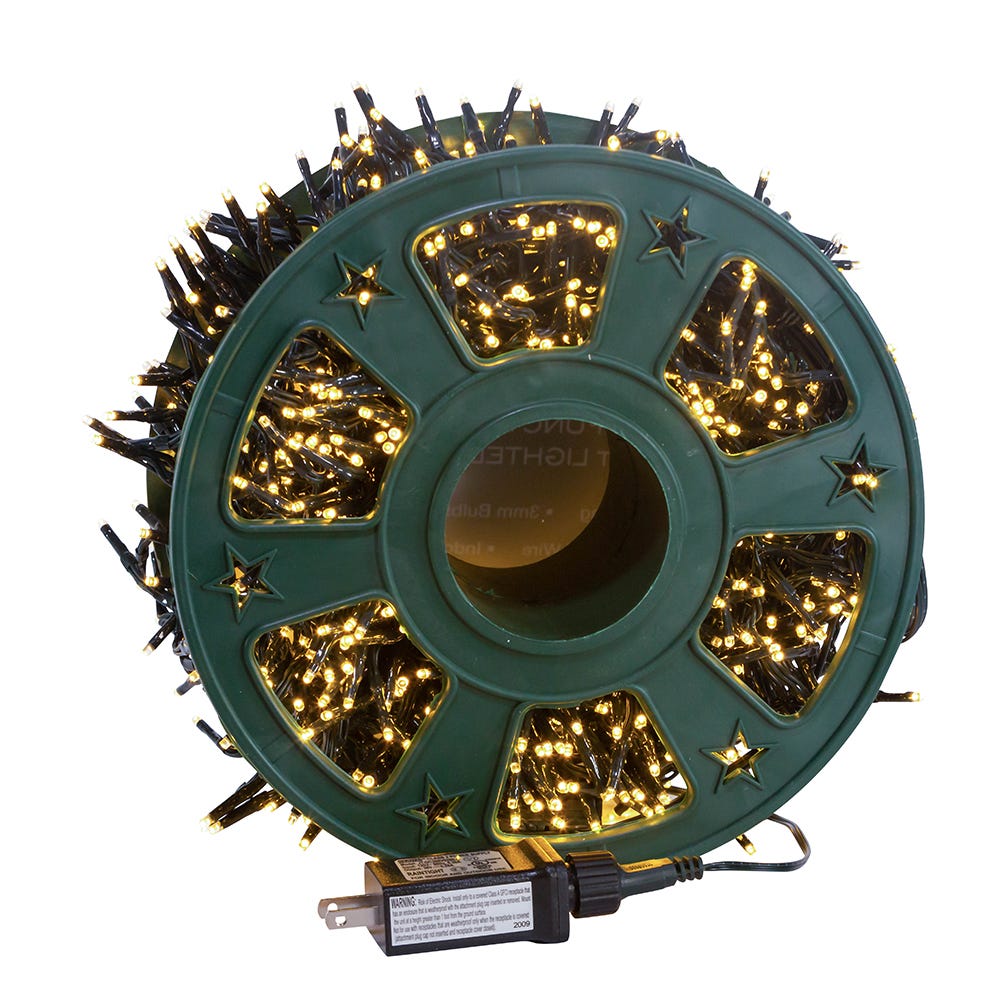 Kurt Adler 1200-Light 98-Foot Warm White LED Rice Light Set