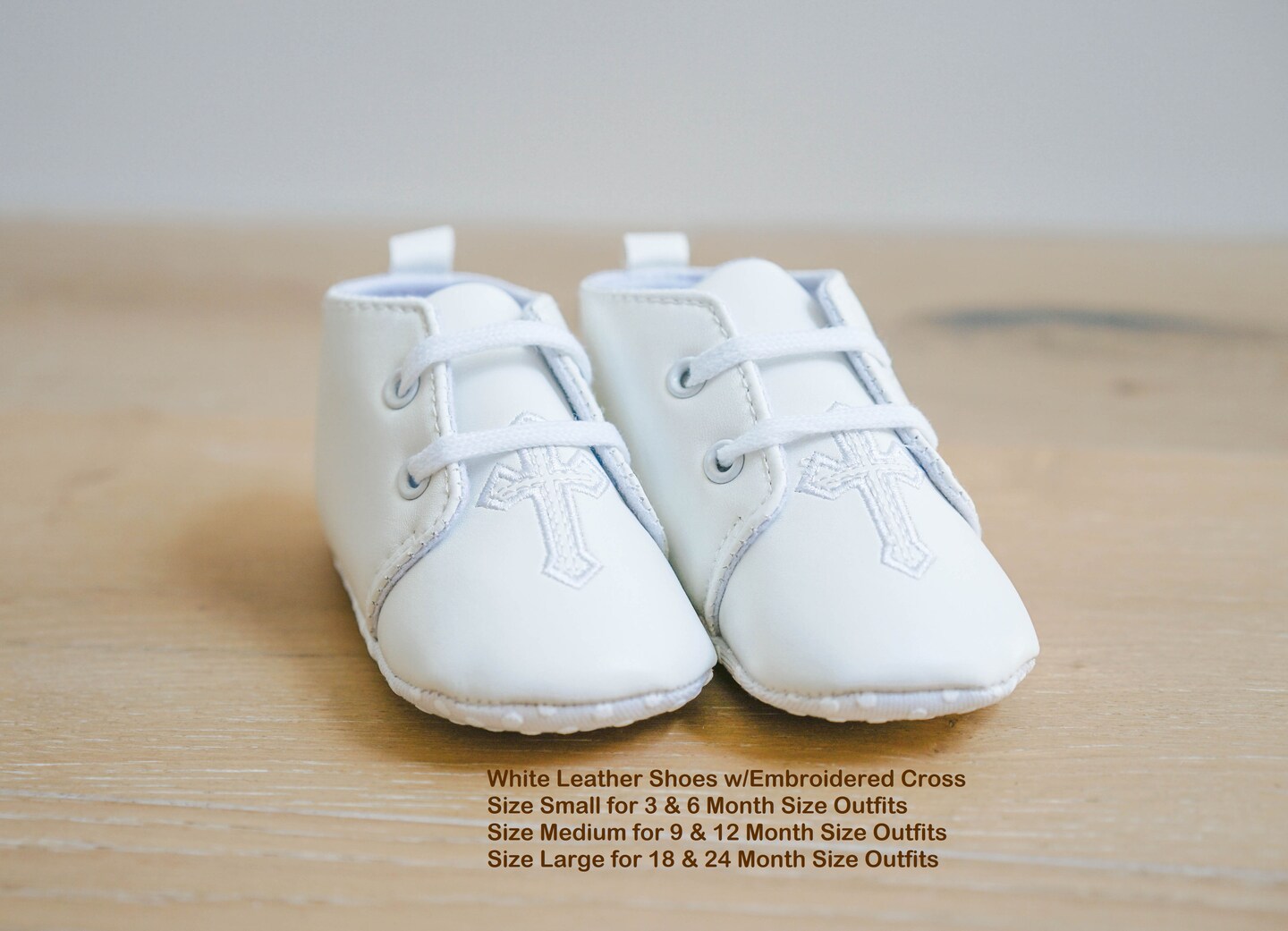 Baby Boys Genuine Leather White Saddle Oxford Crib Shoes - Christening Footwear