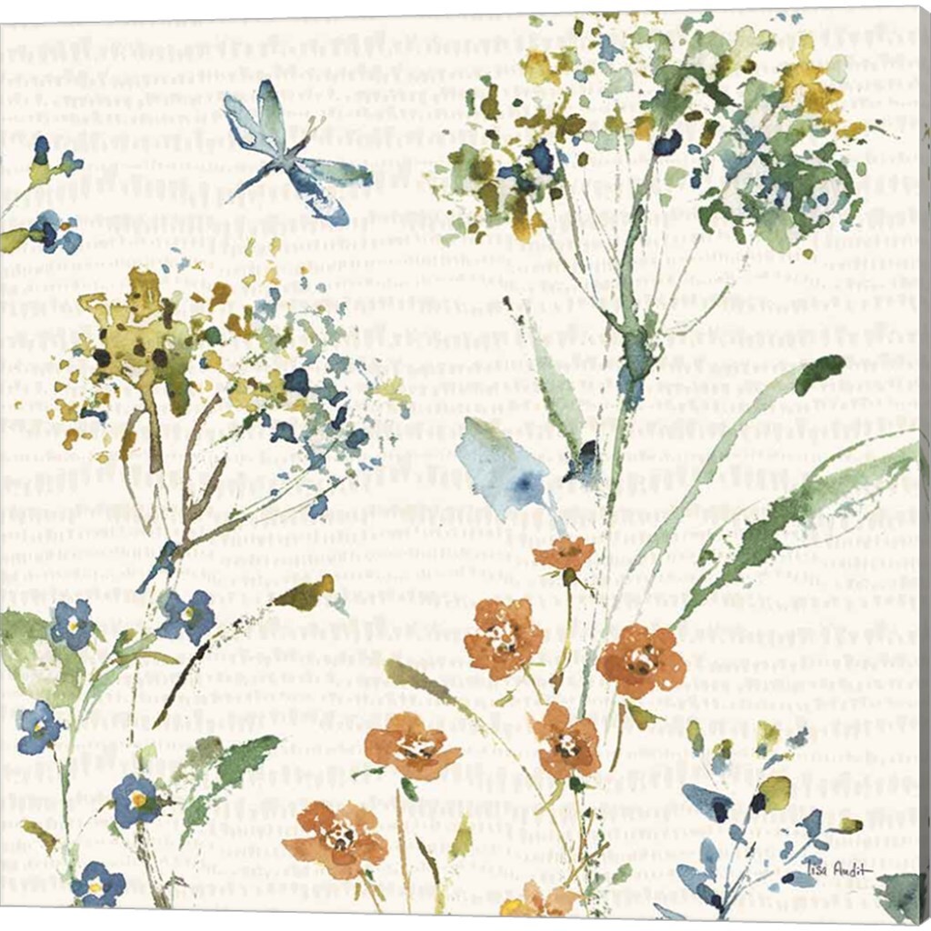 Zest of Happy Rust by Lisa Audit 14&#x22; x 14&#x22; Canvas Wall Art (Set of 2)