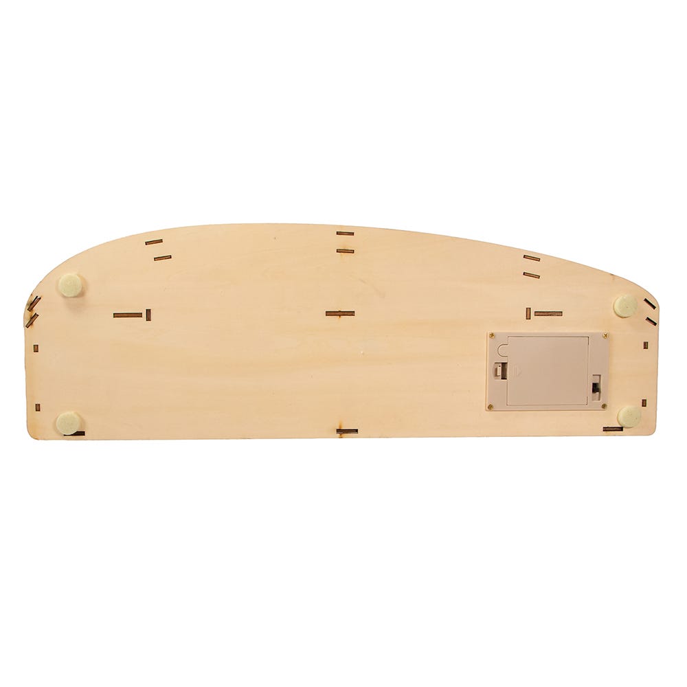 Kurt Adler 11.2-Inch Battery-Operated Light Up Christmas Village with Santa