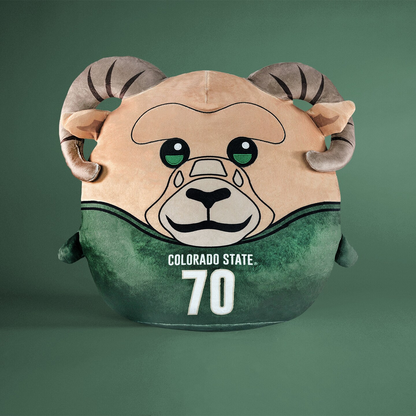 Sleep Squad Colorado State Rams Cam the Ram 12&#x22; Mascot Kiri Cloud Plushie