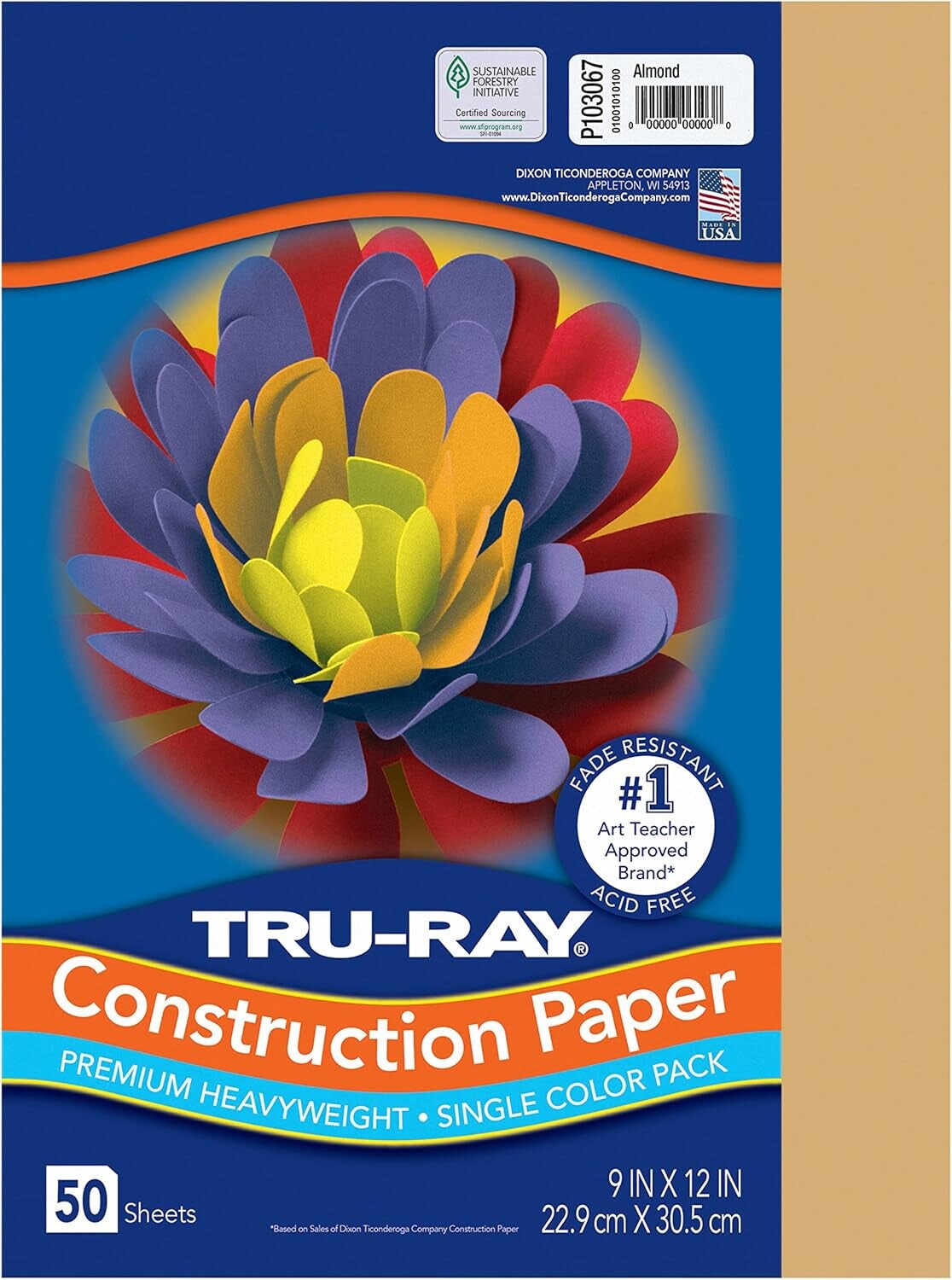 Shades of Me Construction Paper, 5 Assorted Skin Tone Colors, 9&#x22; X 12&#x22;, 50 Sheets