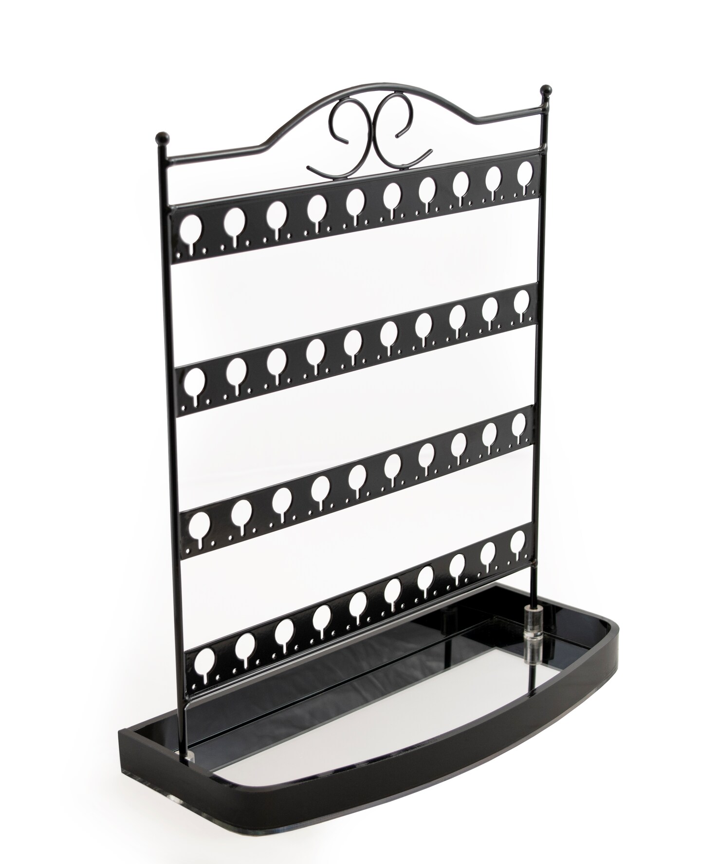 Mango Steam Tabletop Mirror Base Stud Earring Jewelry Organizer