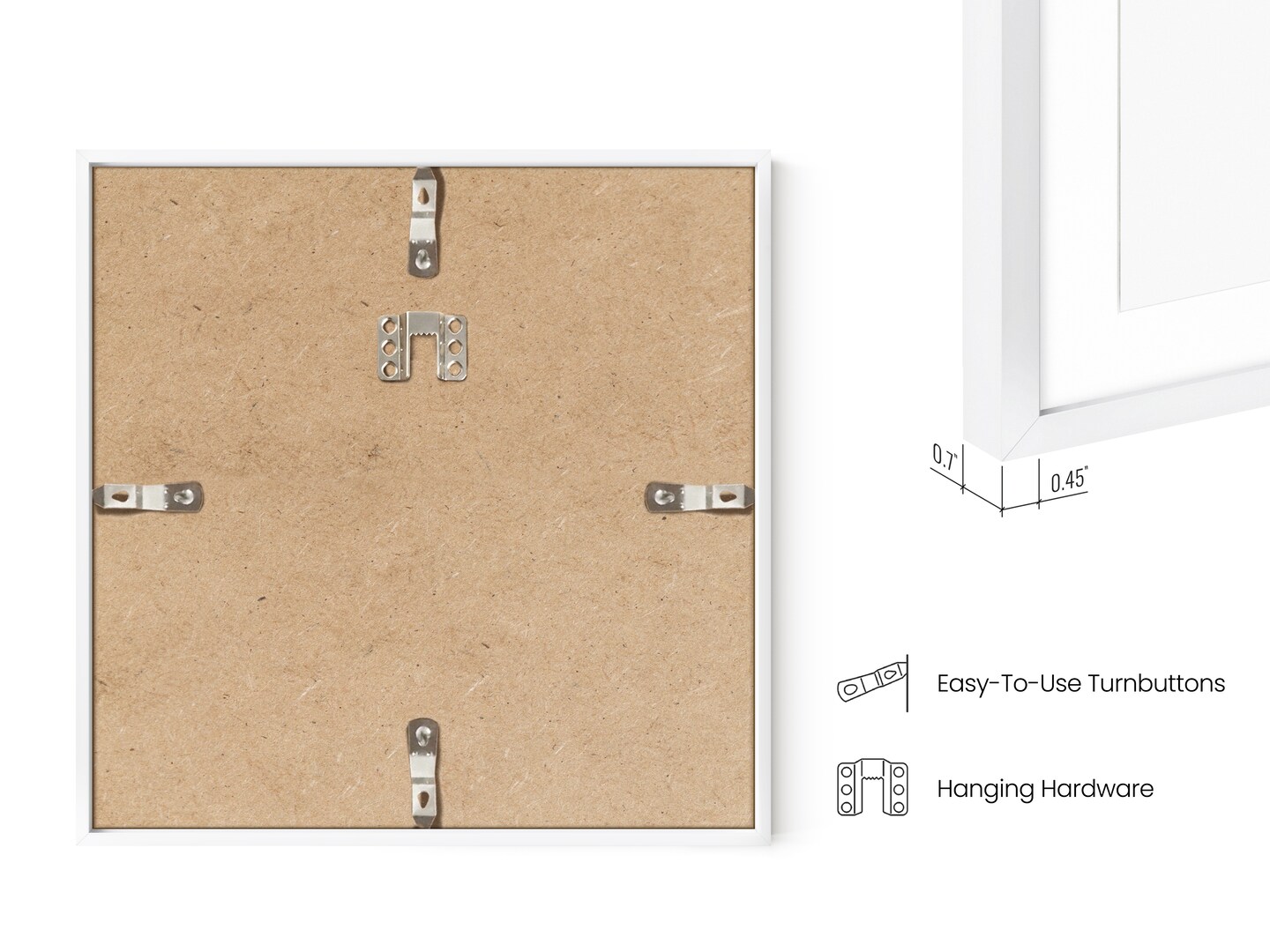 Haus and Hues Aluminum Metal Picture Frames