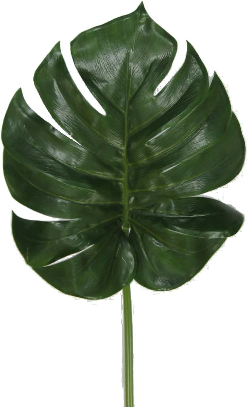 29" Real Touch Split Philo Leaf Stem Lifelike Tropical Decor
