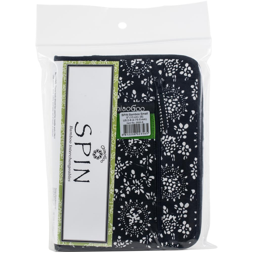 ChiaoGoo SPIN Bamboo Interchangeable Tips 5" Set - Small - US 2-8