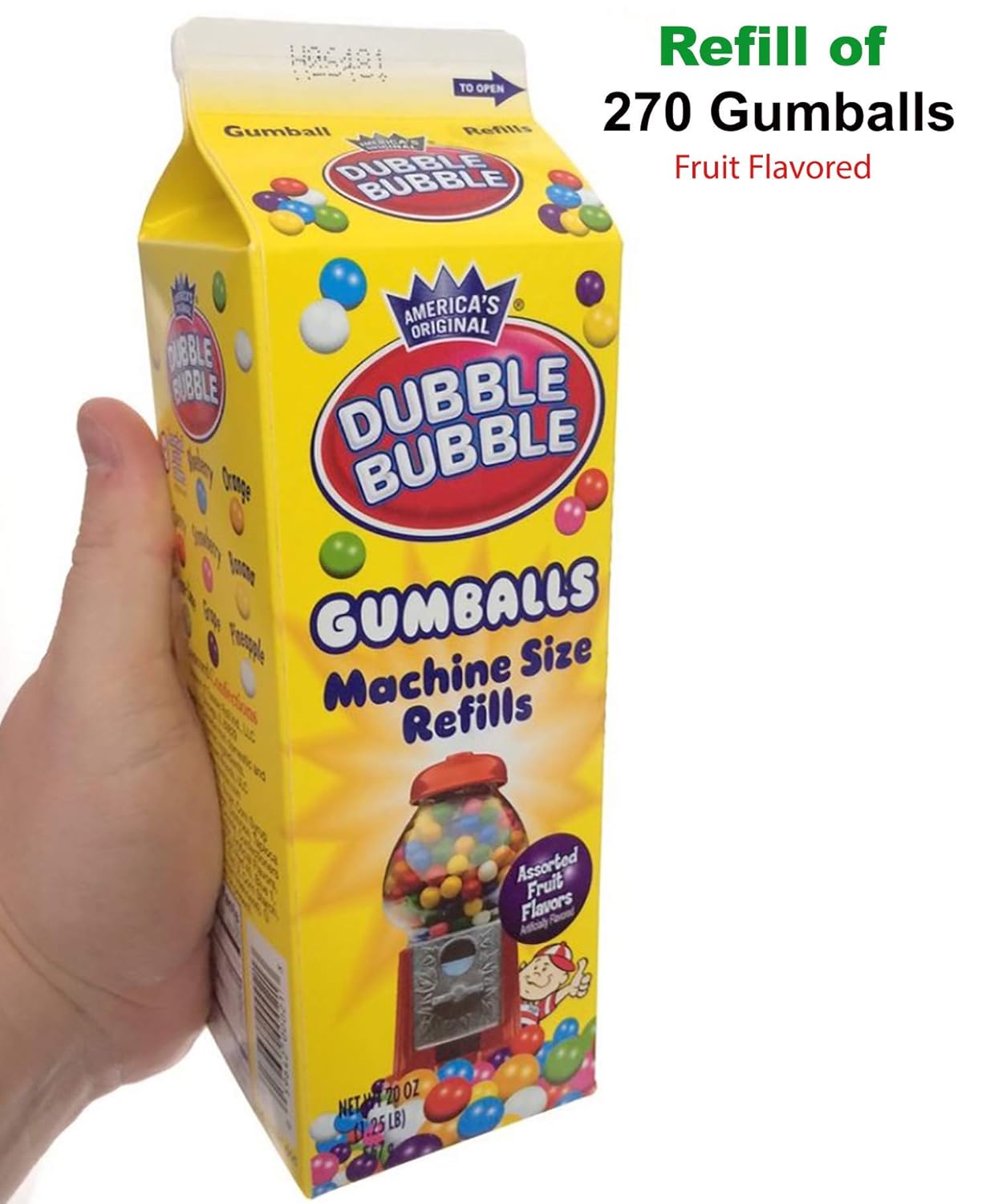 4E&#x27;s Novelty Classic Red Gumball Machine - Kid&#x27;s Toy Bank &#x26; Candy Dispenser, Gumball Machine Toy