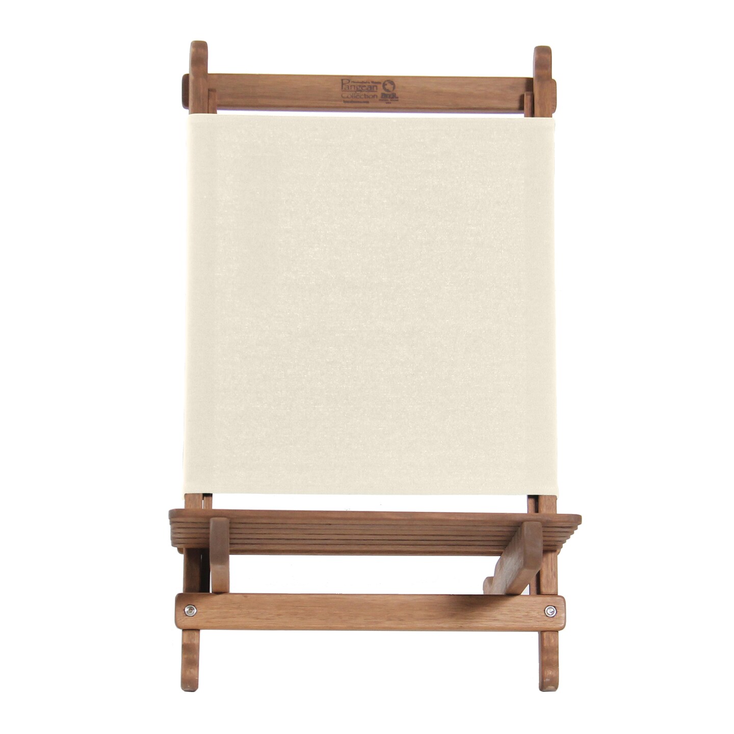 Outdoor Living and Style Outdoor Foldable Lounger Chair - 26&#x22; - Cream and Brown