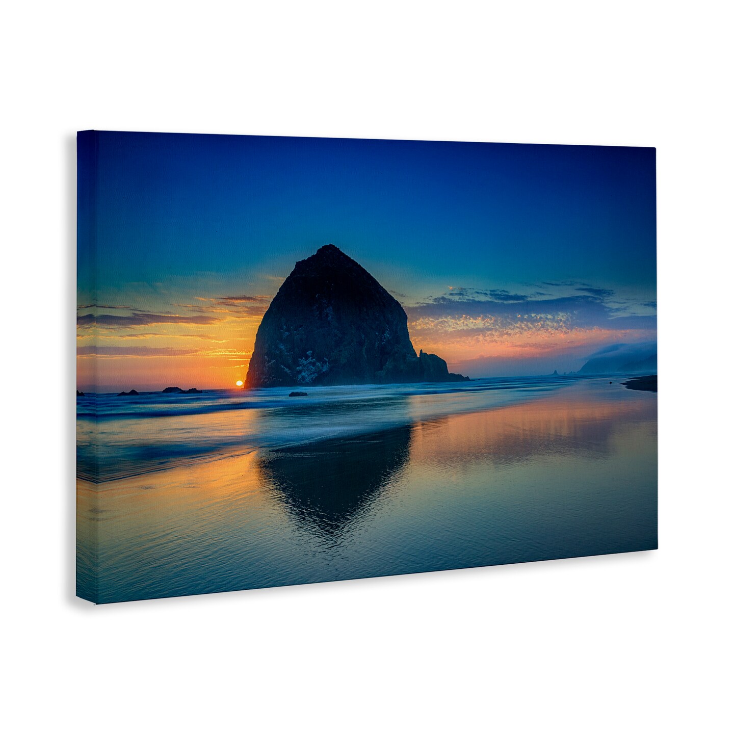 Stupell Industries Deep Sunset Island View Canvas Wall Art Design by Rick Berk