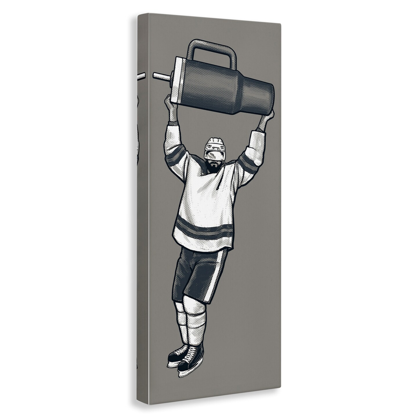 Stupell Industries Funny Hockey Trophy Pun Canvas Wall Art Design by Jedco Brands, Inc.