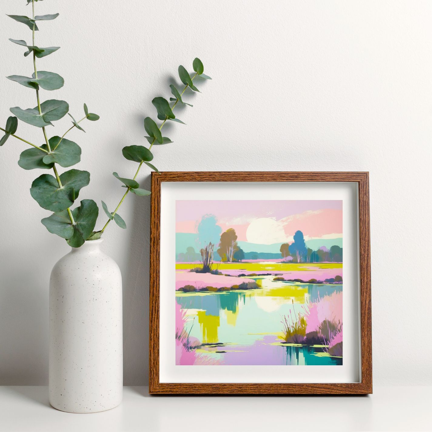 Vibrant Colorful Country Landscape Art | MakerPlace by Michaels