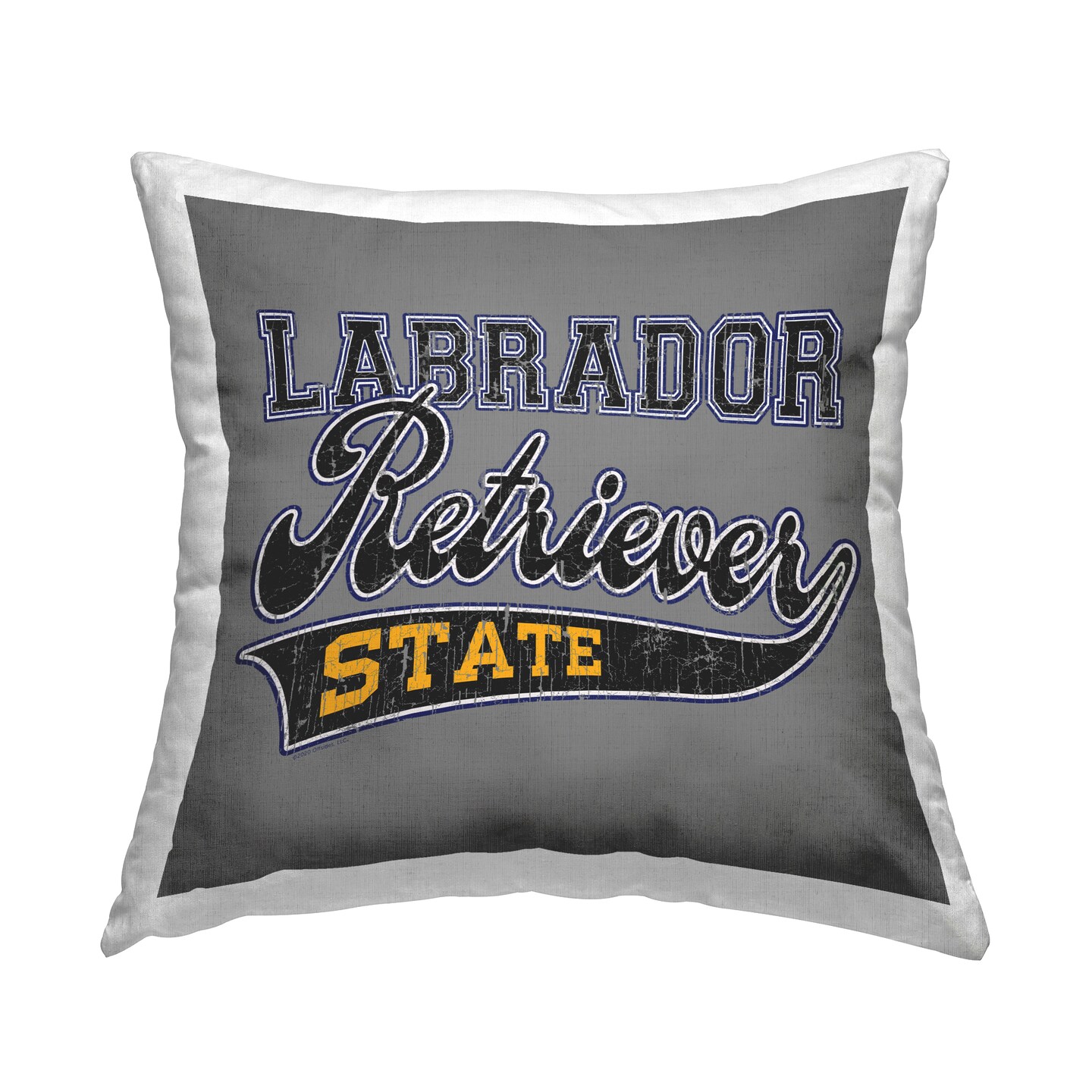 Labrador Retriever State Decorative Printed Throw Pillow Design by Spirit Animals/Life Is High, 18 x 7 x 18