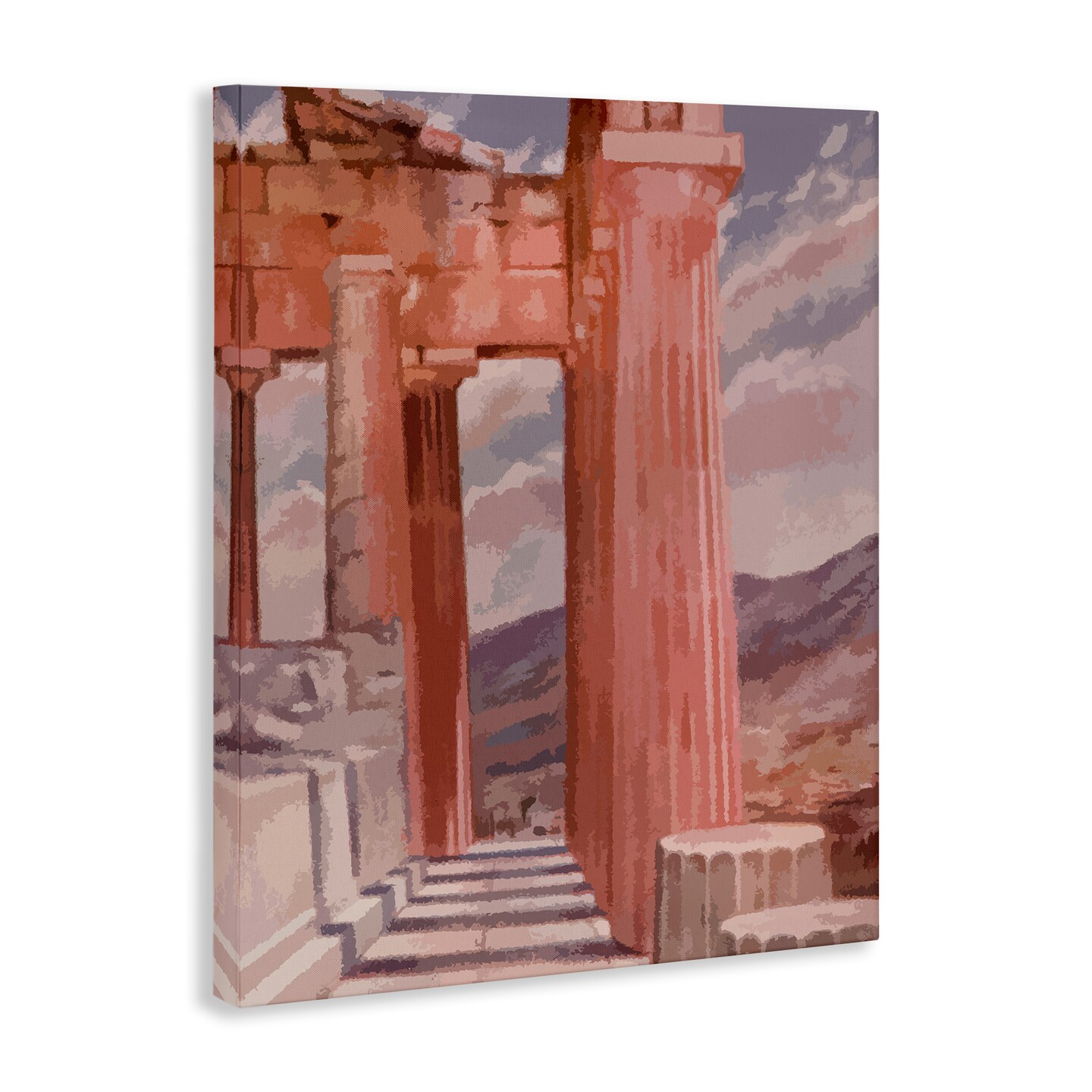 Stupell Industries Greek Architecture View Canvas Wall Art Design by Daphne Polselli