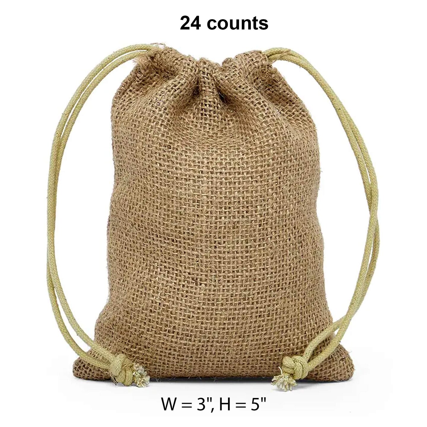 Colored Jute Bag 3&#x22; x 5&#x22; Perfect for Small Gifts