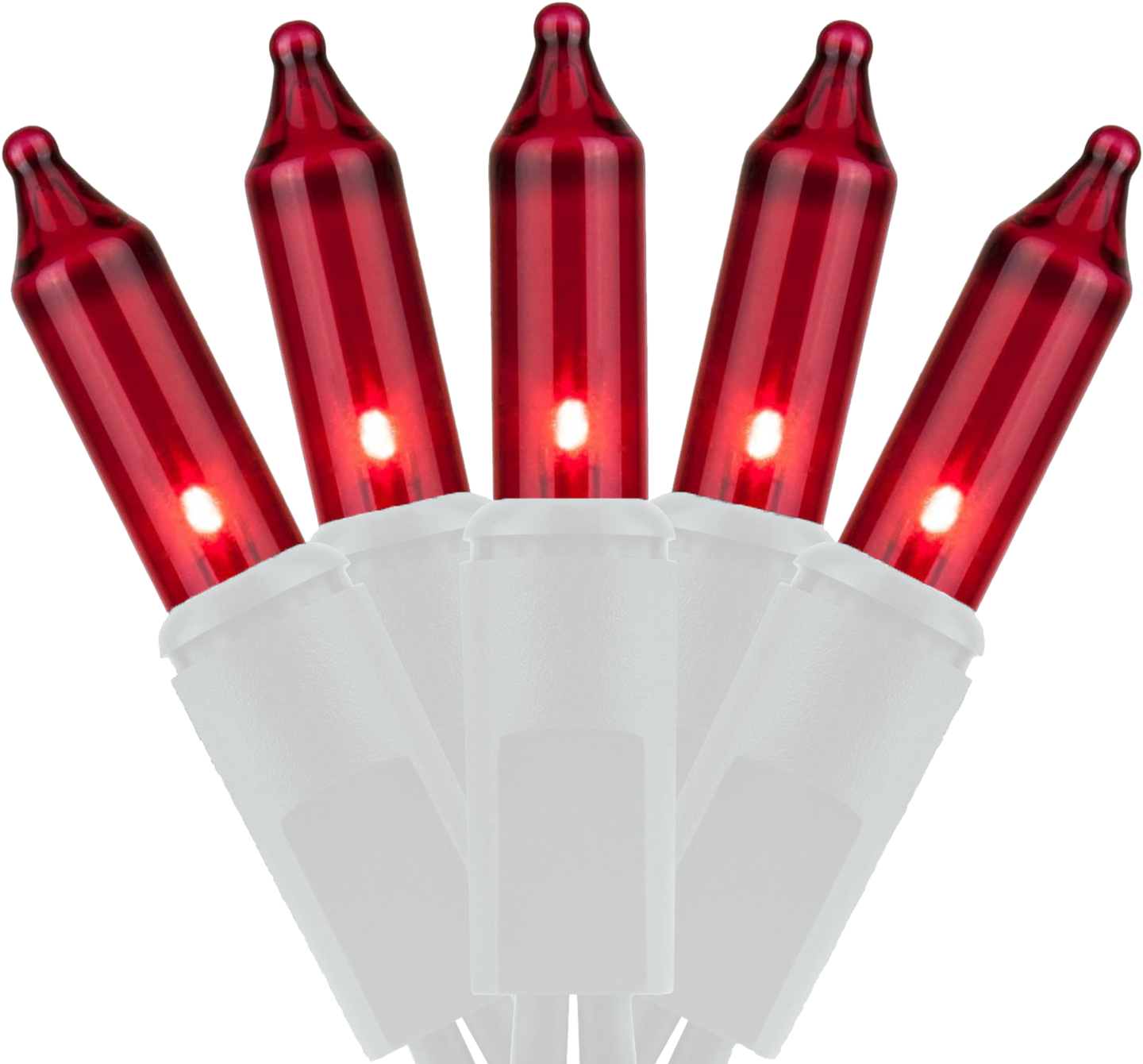 Perfect Holiday 20 LED M5 STRING LIGHTS,4&#x22; BULB SPACING,12&#x22; LEAD WIRE, W/3AA INDOOR BATTERY BOX