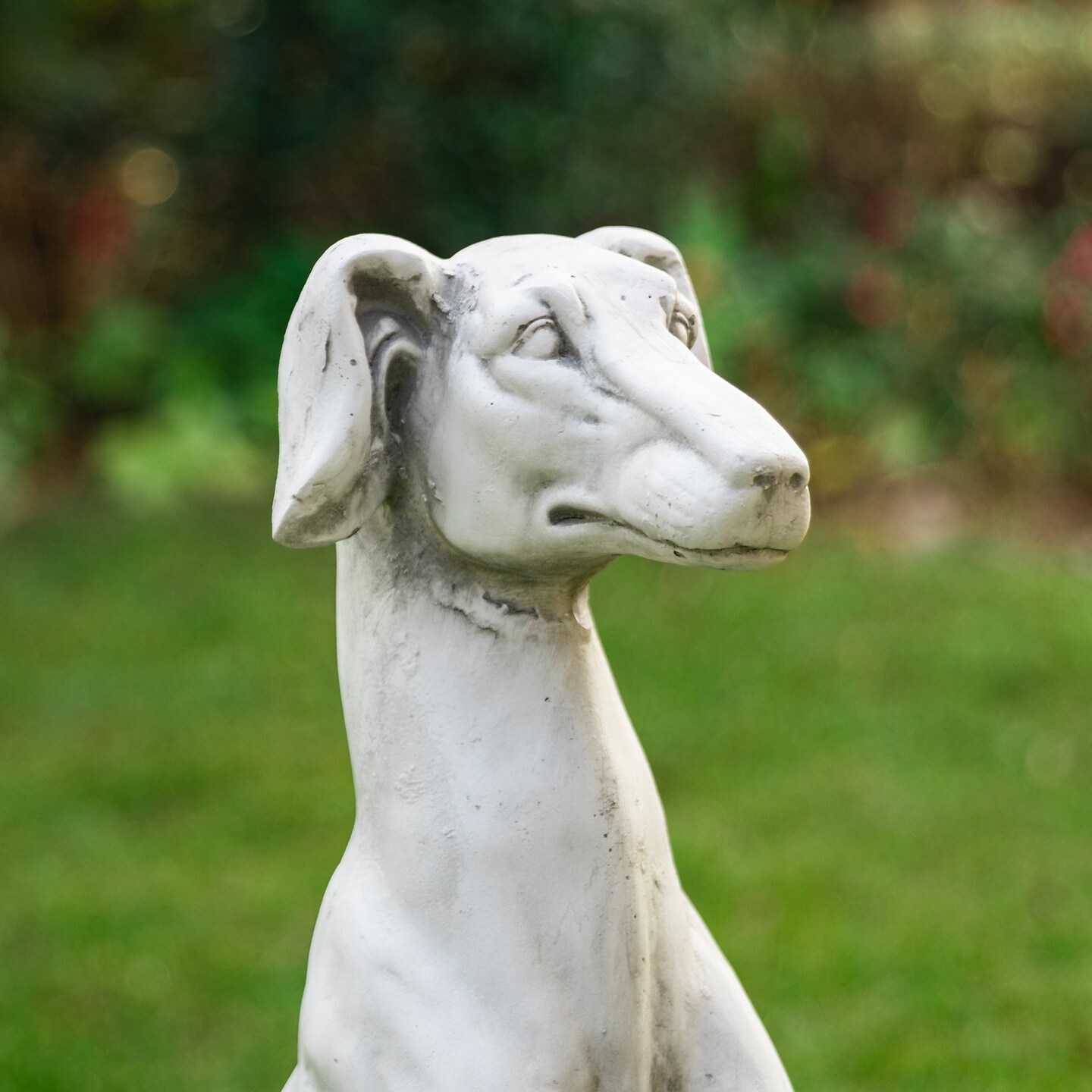 Set of 2 32&#x27;&#x27;H MGO Sitting Dog Garden Statue