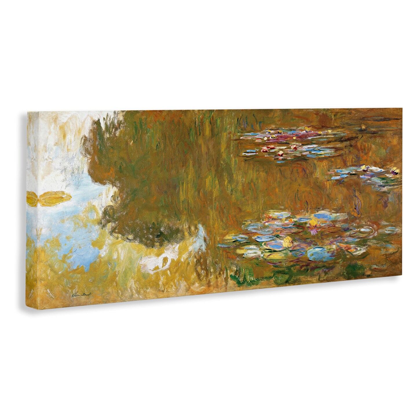 Stupell Industries Classic Monet Water Lily Pond Canvas Wall Art Design by one1000paintings