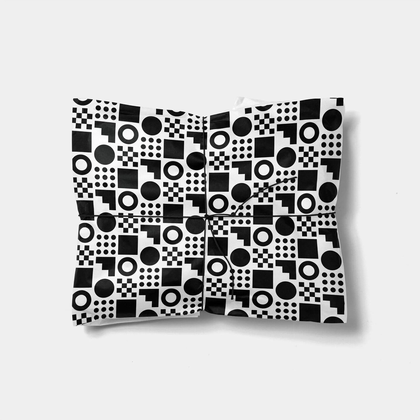 Geo Blocks Gift Wrap