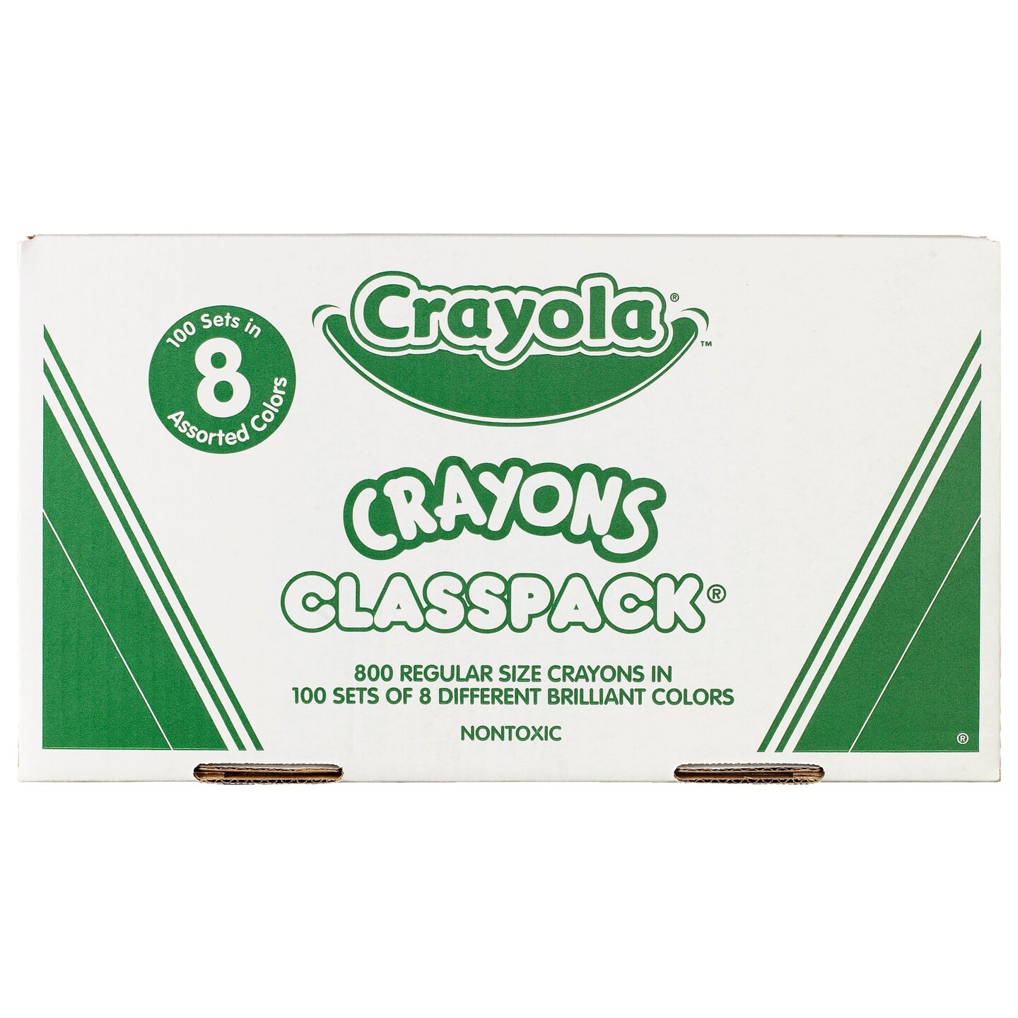 Crayon Classpack&#xAE;, Regular Size, 8 Colors, Pack of 800