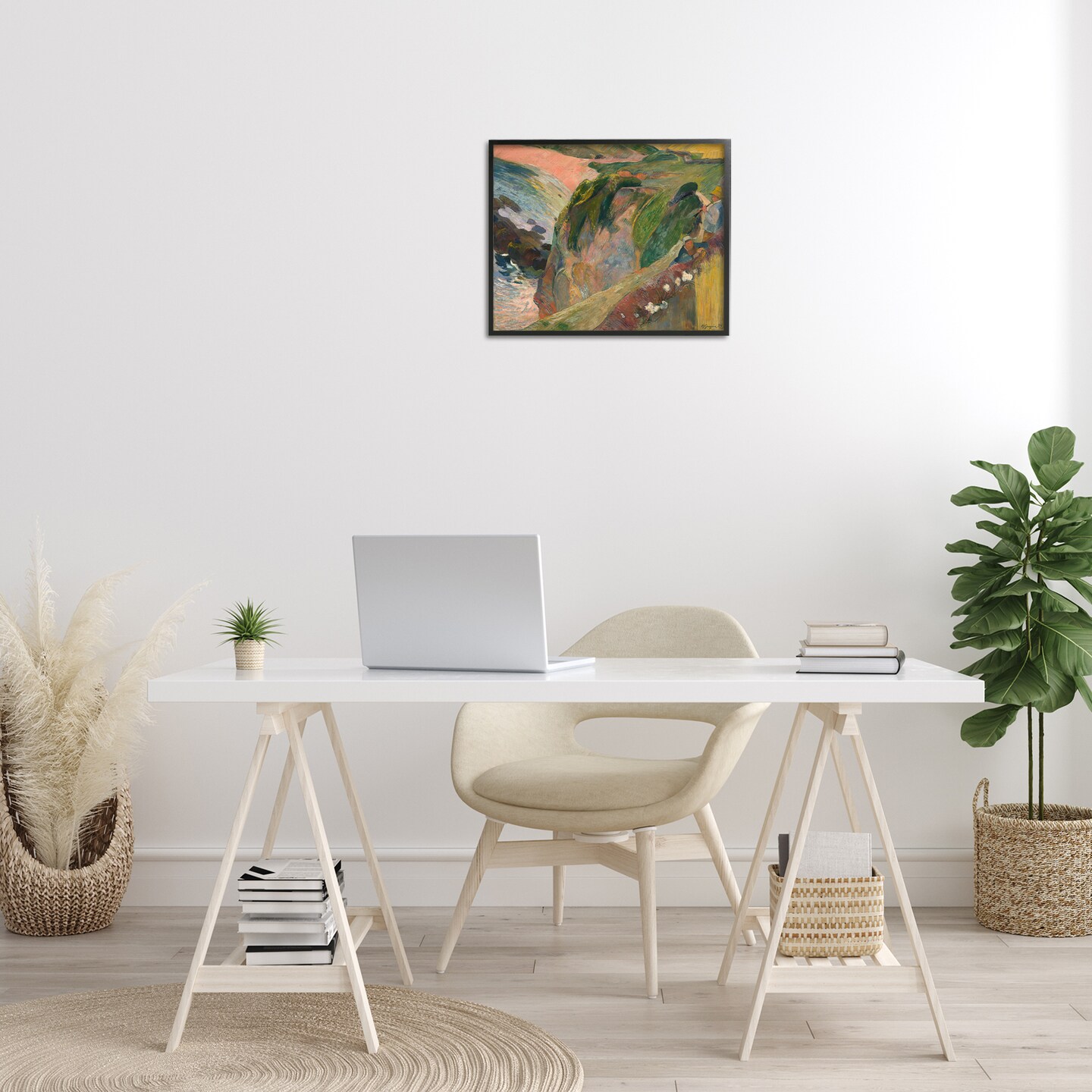 Stupell Industries Classic Gauguin Above The Sea Framed Giclee Wall Art Design by one1000paintings