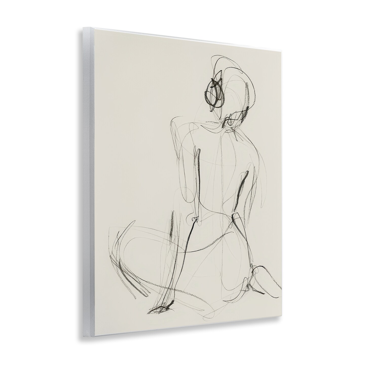 Stupell Industries Nude Figure Study Wall Plaque Art Design by Victoria Barnes