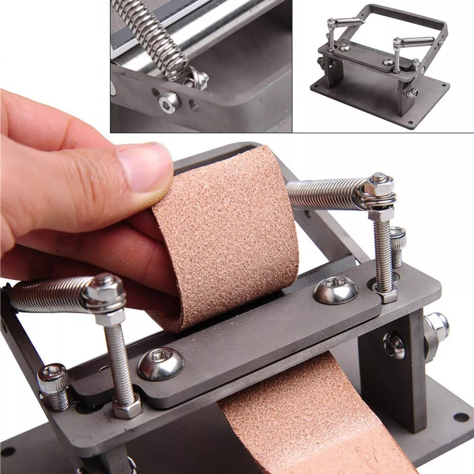 Leather Splitter Manual Leather Skiver Peeler Leather Paring Peeling Machine DIY