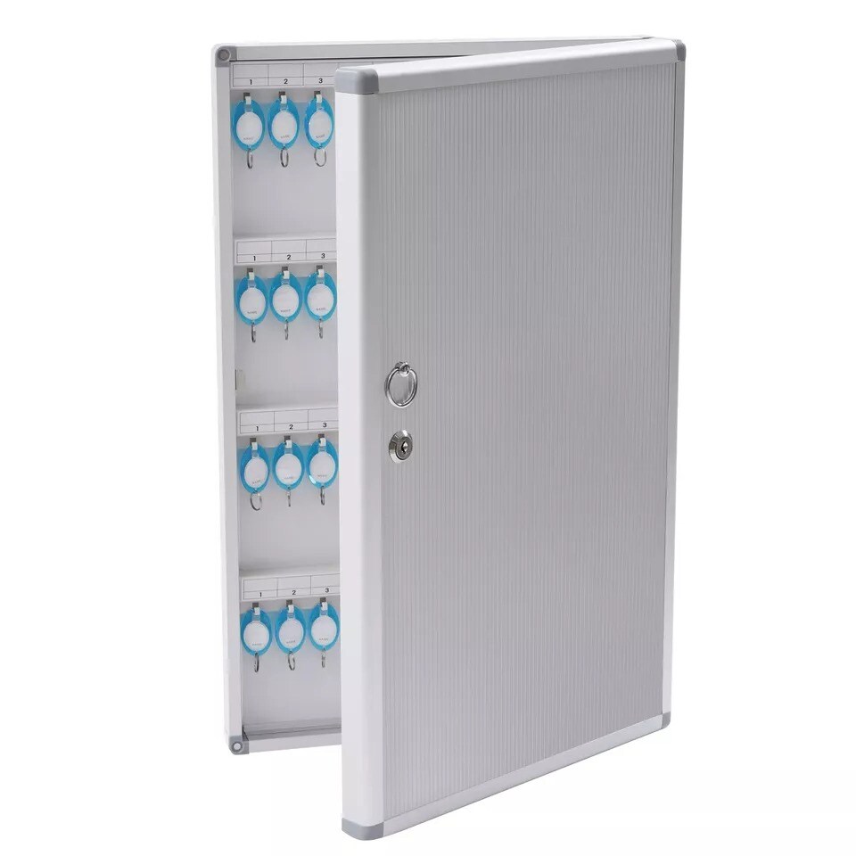 96 Key Storage Cabinet Combination Lock Box Safe Organize Wall Holder w/Key Tags