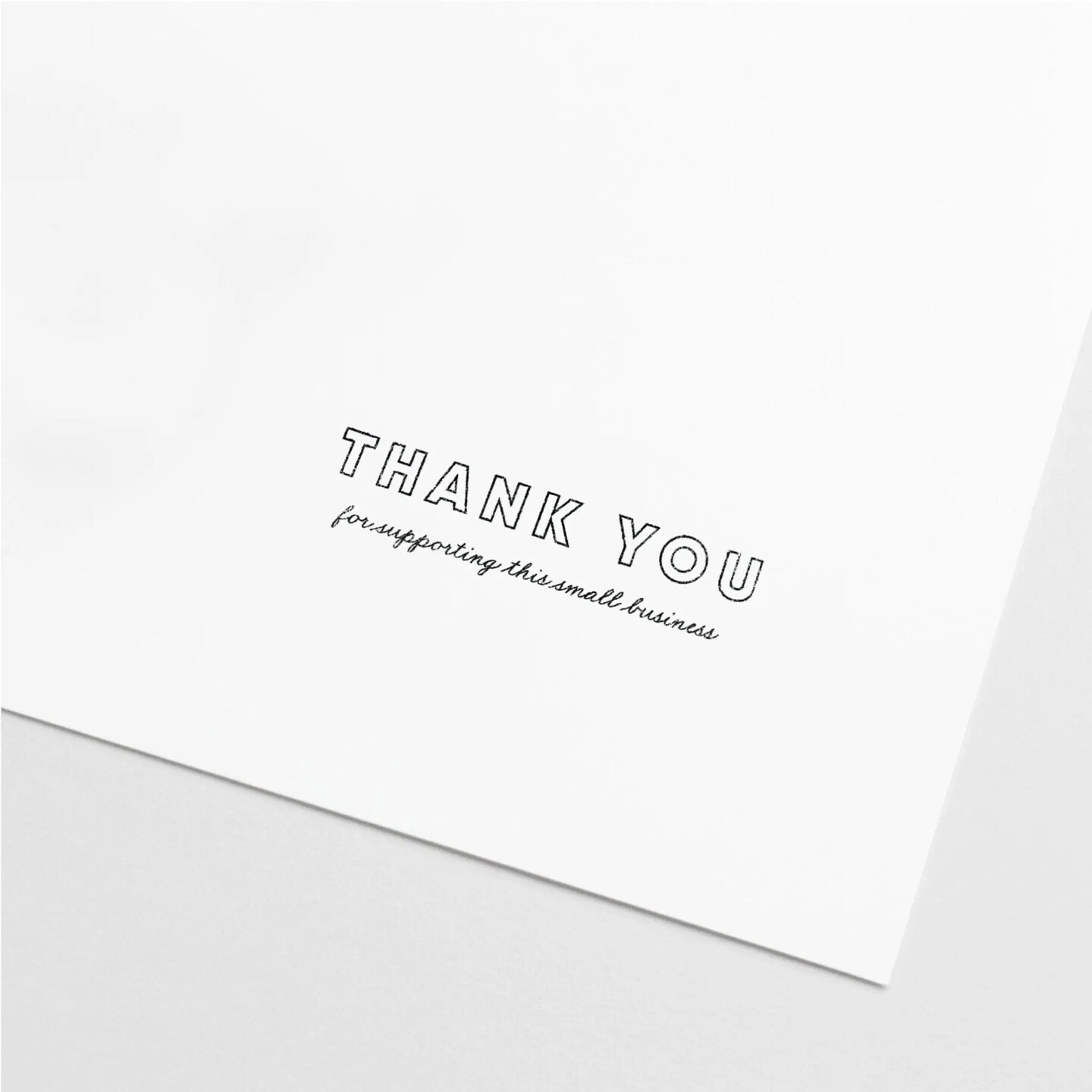Thank You Stamp, Business Stamper
