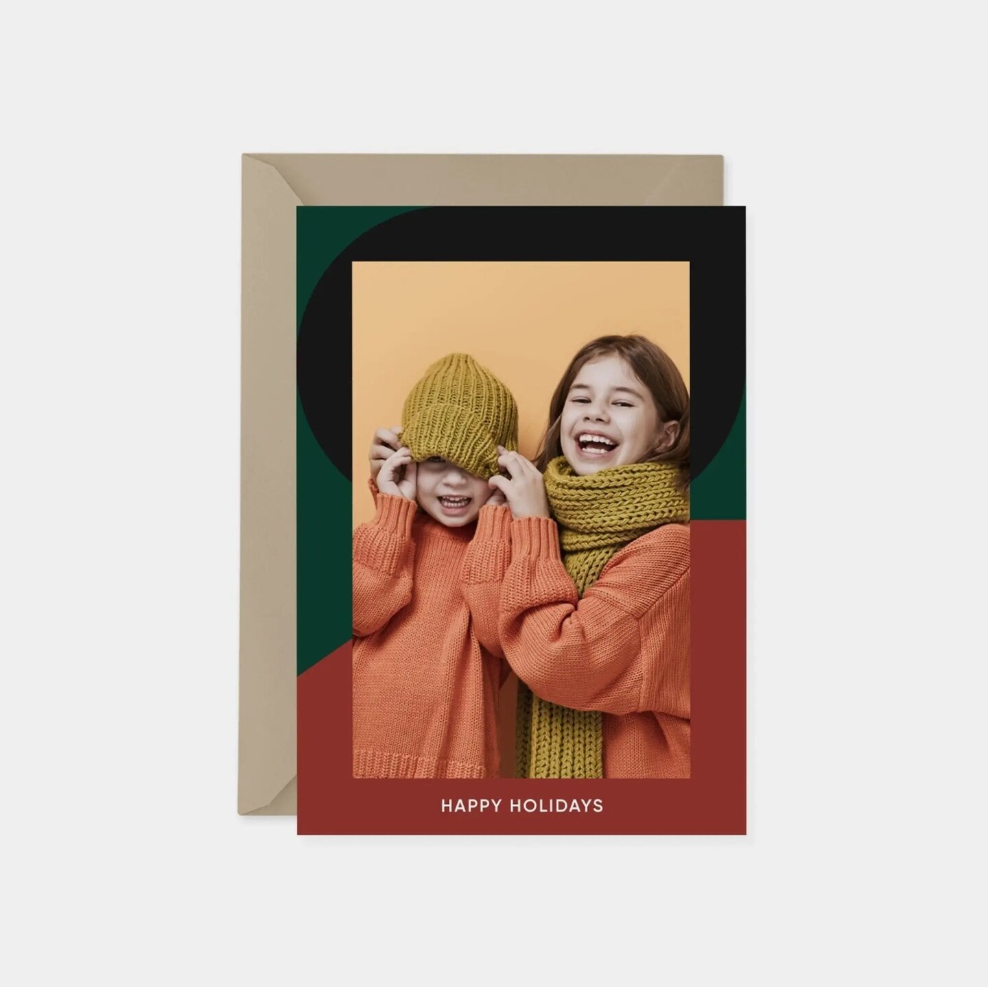 Big Geo Holiday Photo Card