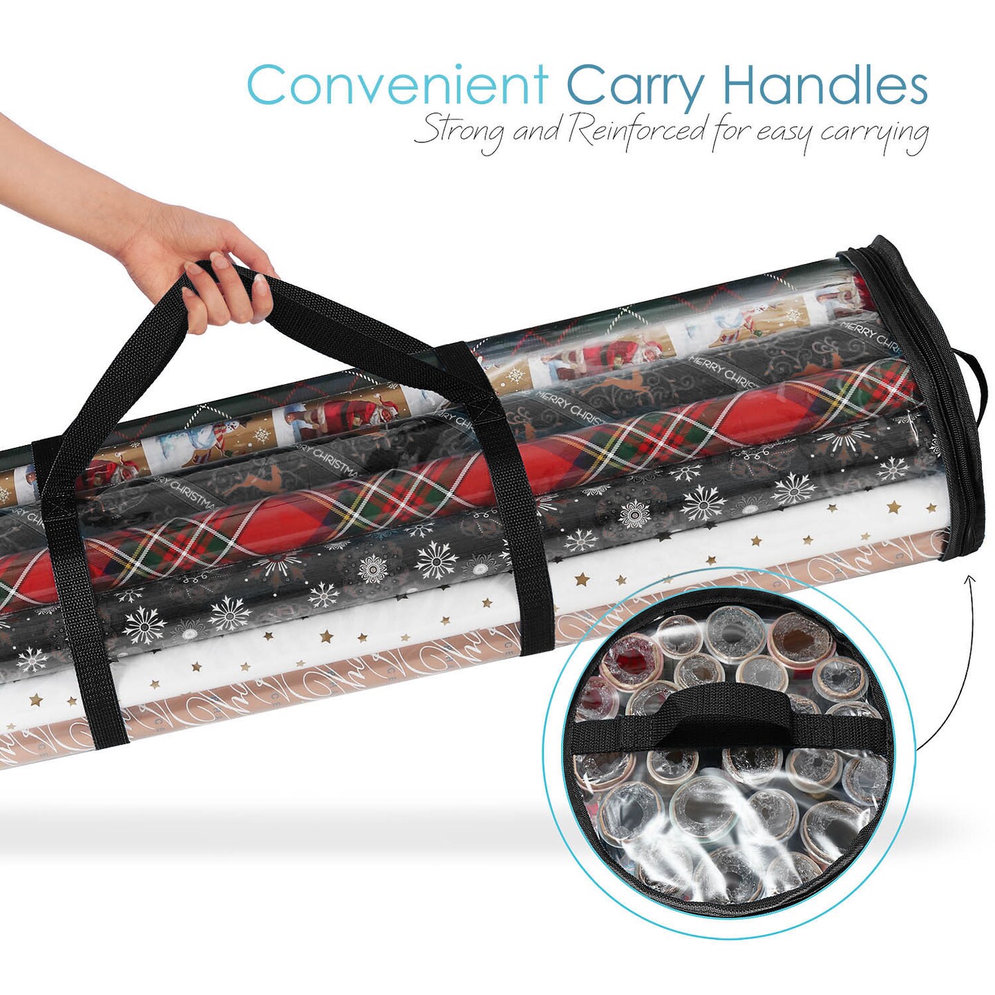 Hearth &#x26; Harbor Wrapping Paper Storage Container