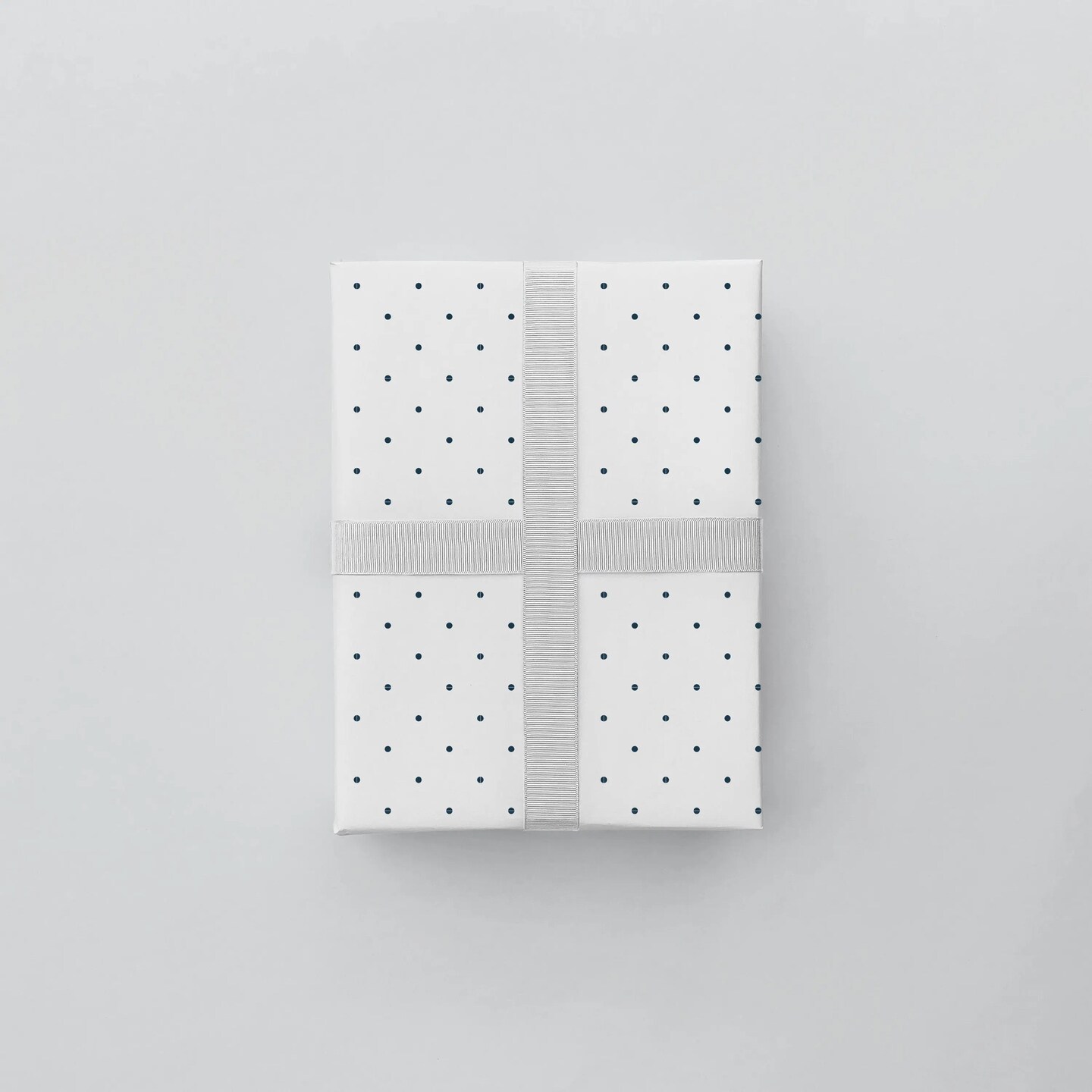 Vintage Blue Dot Gift Wrap