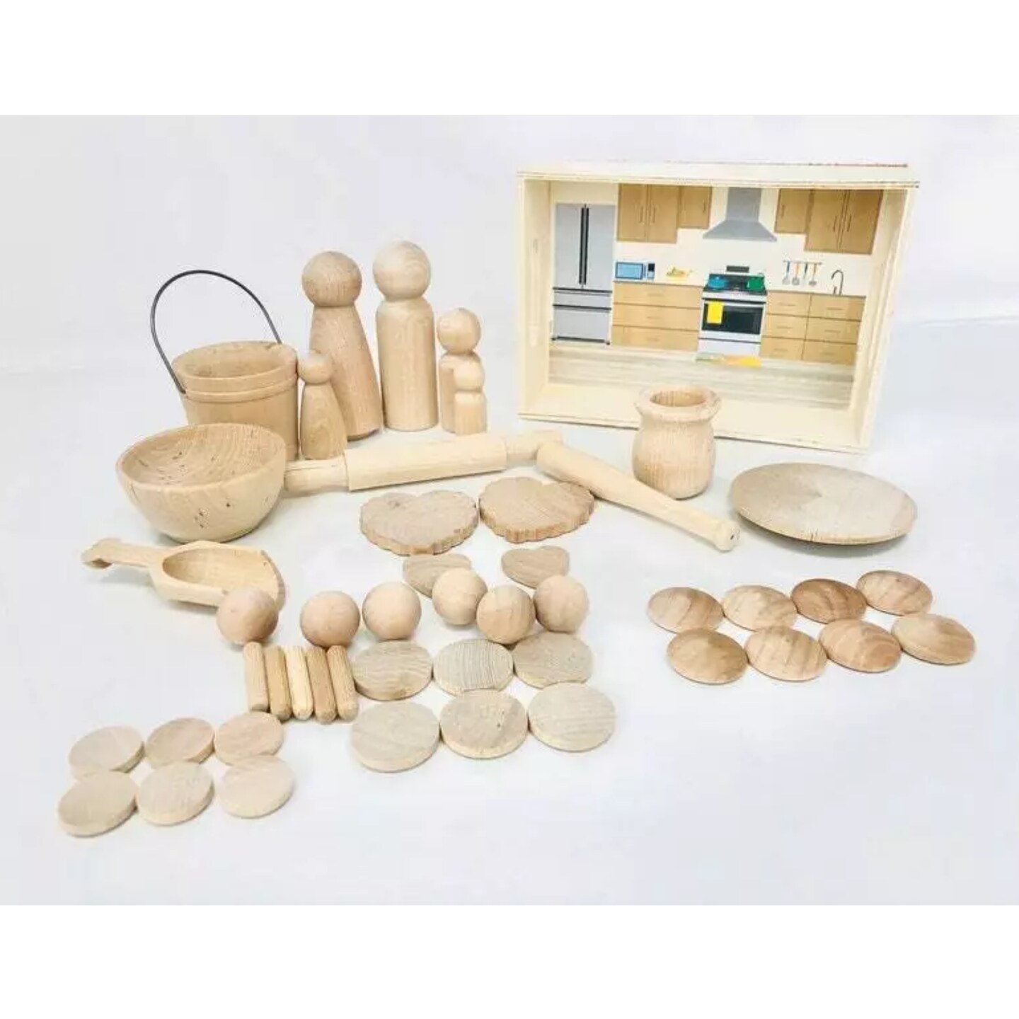 Kitcheniva My Little Sensory Tray Kids Kitchen Educational Sensory Kit