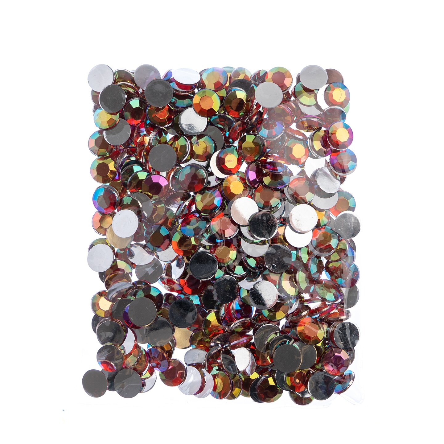 John Bead 12mm (SS50) Round Acrylic Flat Back Rhinestones, 400pcs