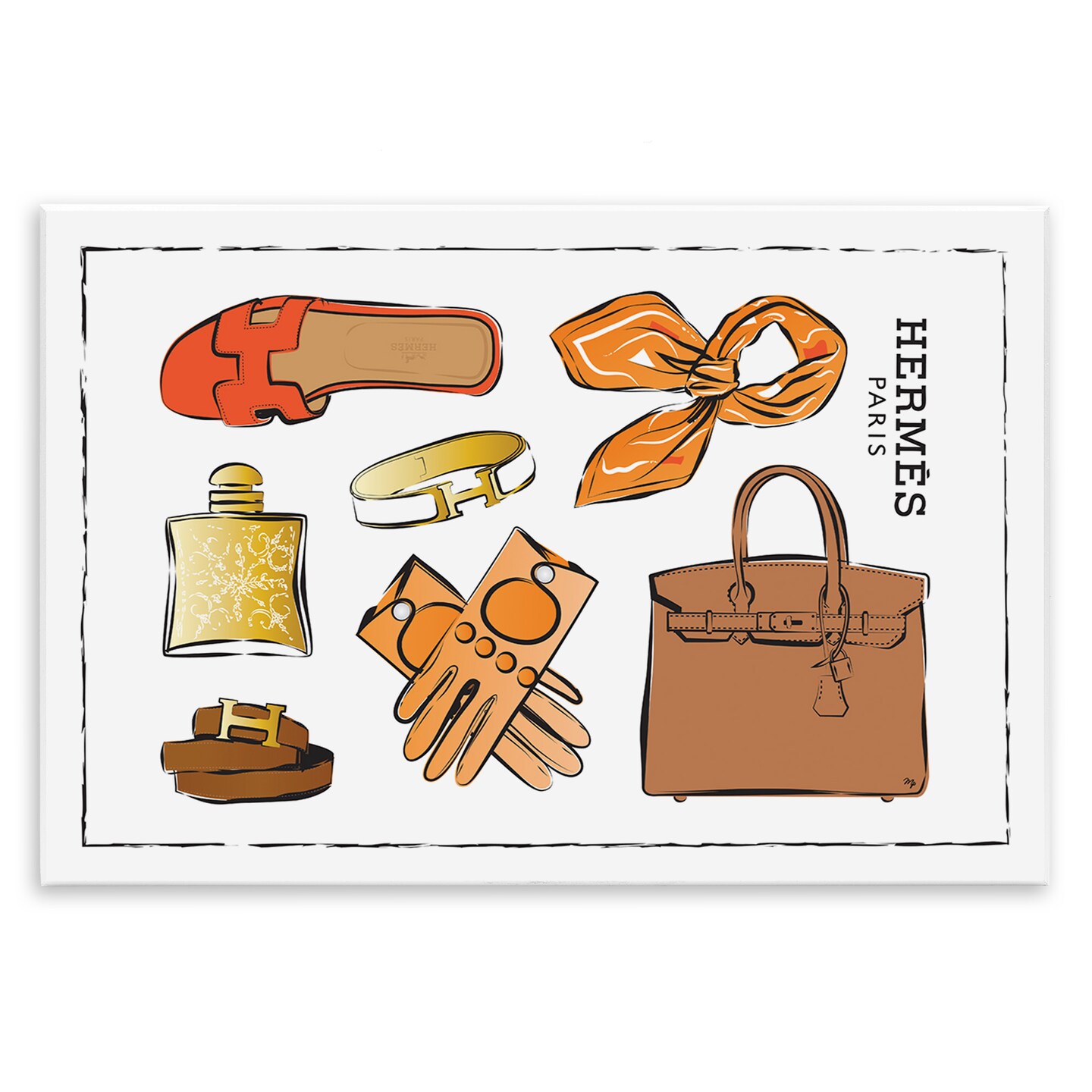 Stupell Industries Trendy Neutral Fashion Wall Plaque Art Design by Martina Pavlova