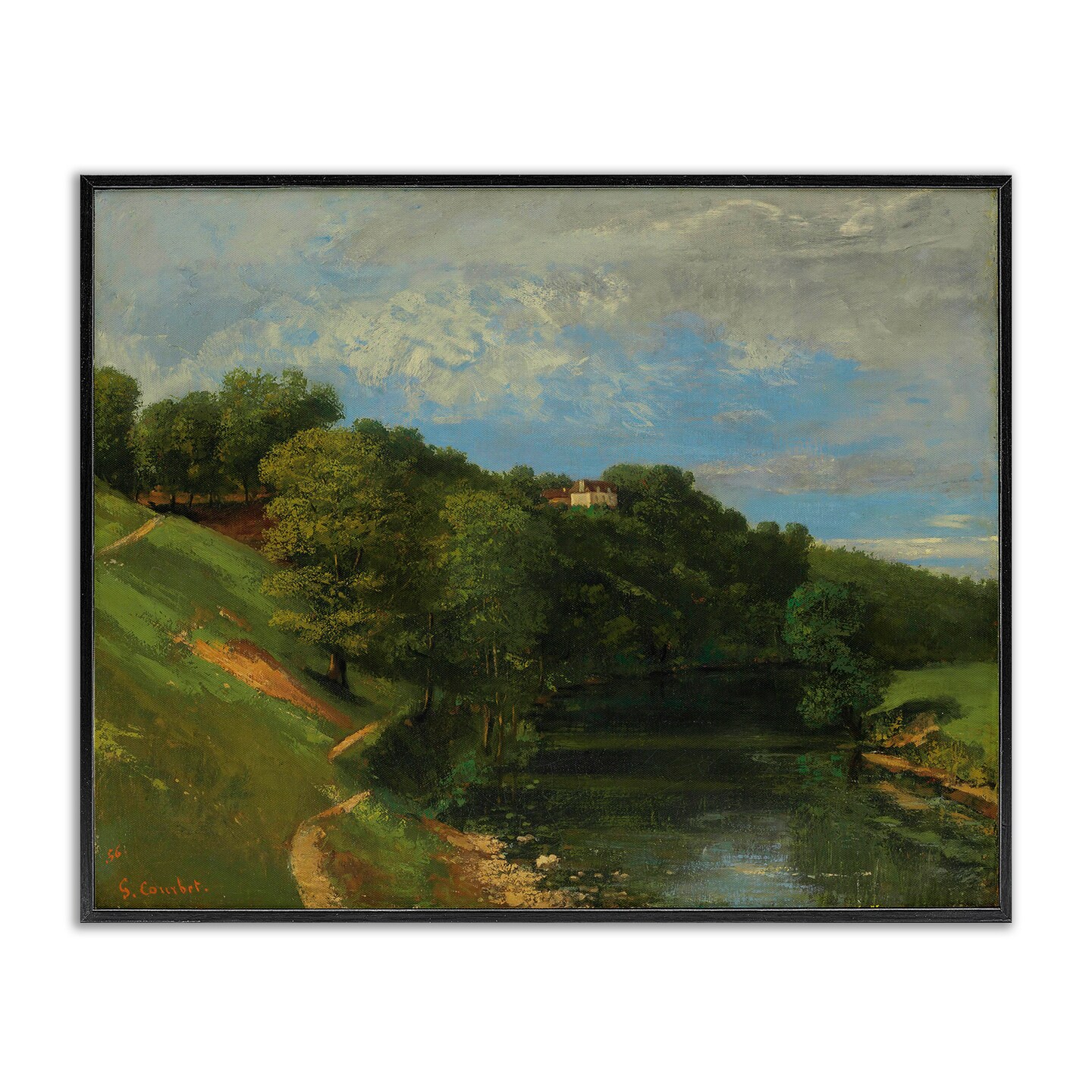 Stupell Industries Classic River Landscape Framed Giclee Wall Art Design by one1000paintings
