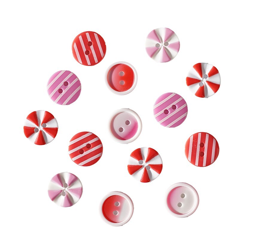 Buttons Galore Valentine’s Day Craft Supply Bundle – 6-Pack of Buttons, Half Pearls, Rhinestones, Hearts & Sprinkles for DIY Crafts, Scrapbooking, Shaker Projects & Sewing