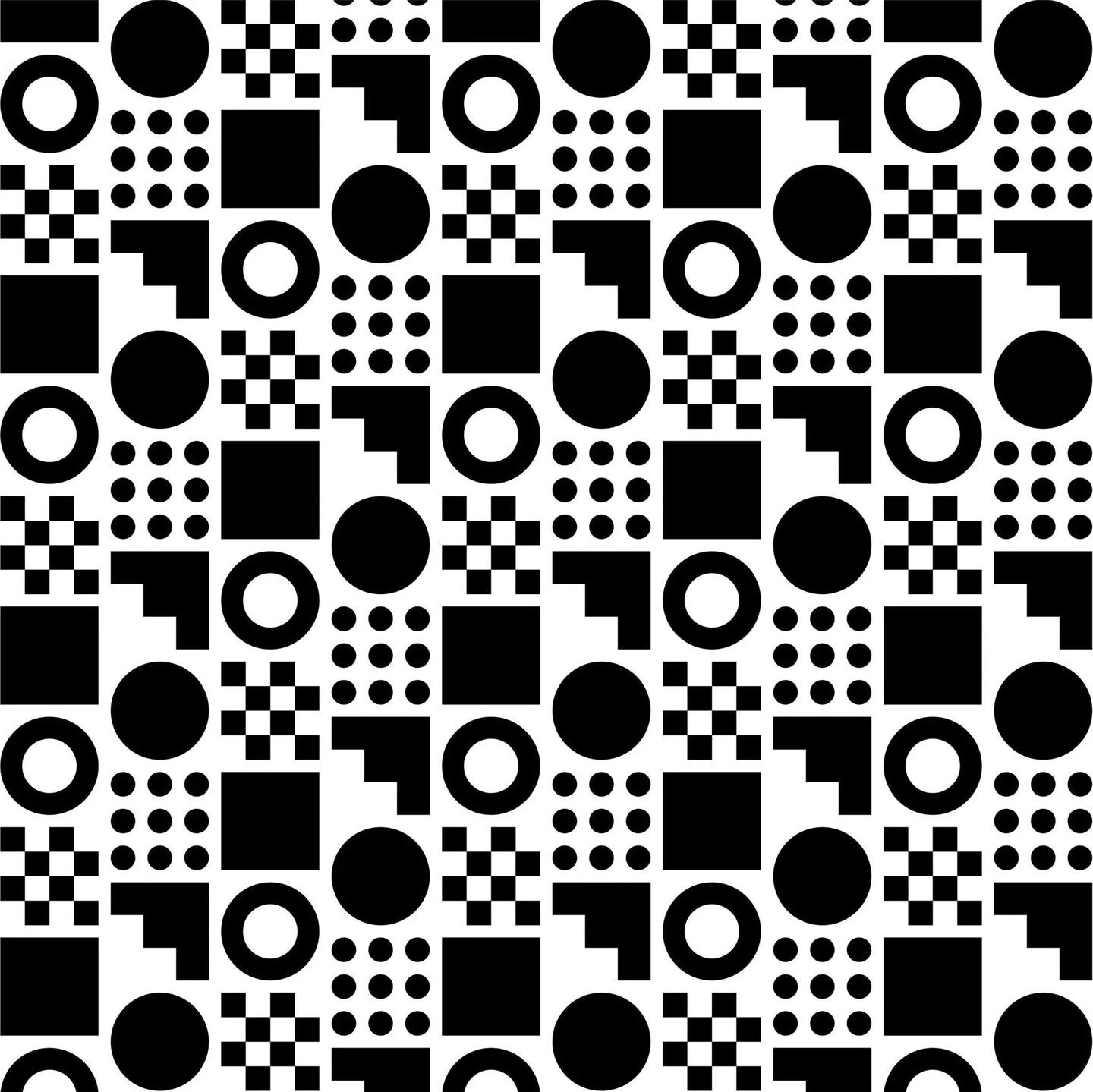 Geo Blocks Gift Wrap