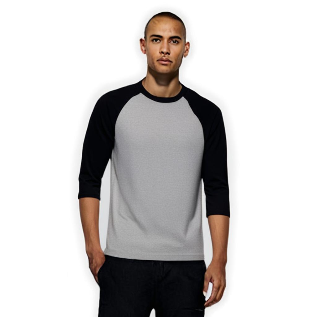 Gildan® Heavy Cotton Raglan Crewneck Three-Quarter Sleeve T-Shirt