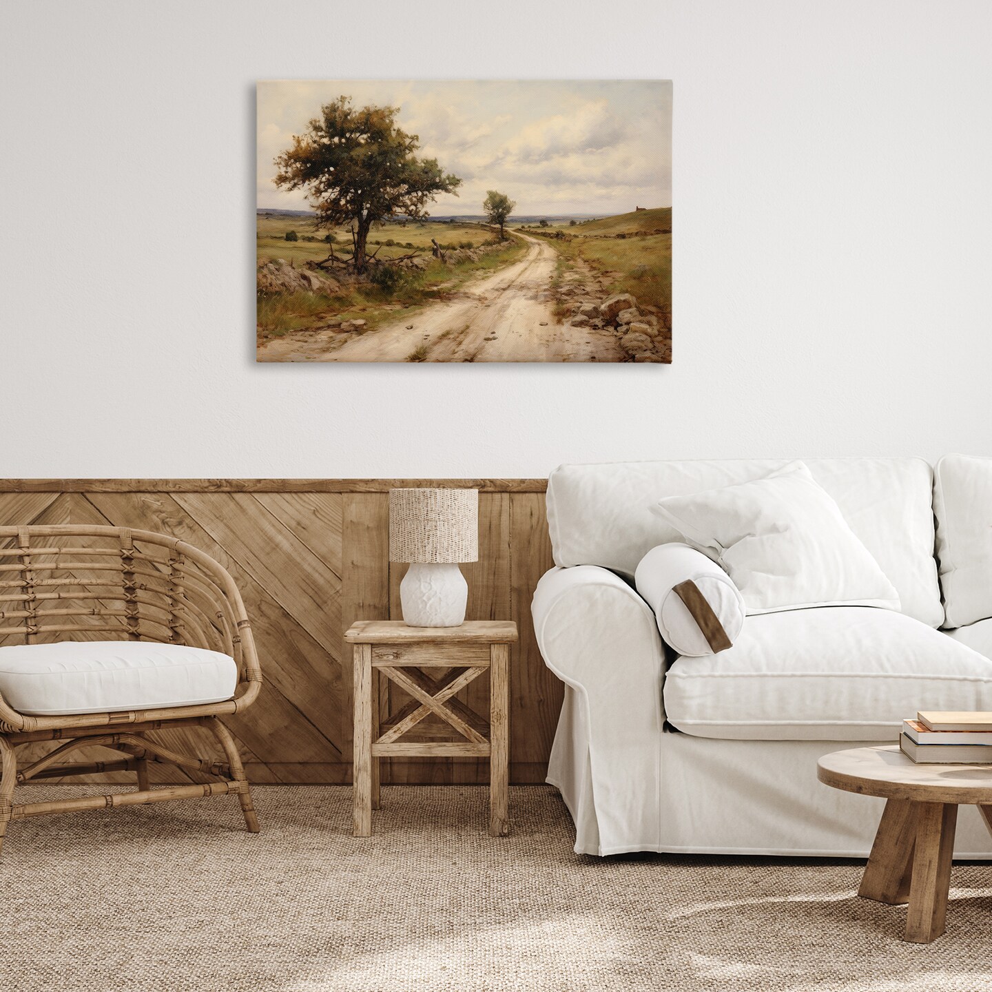 Stupell Industries Road To Nowhere Canvas Wall Art Design by Petal Prints Design